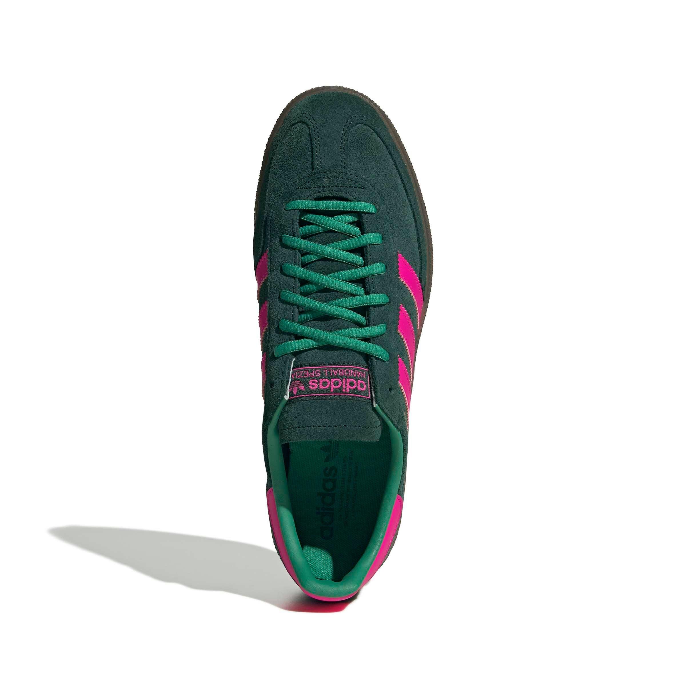 adidas Originals Handball Spezial "Aurora Ivy/Shock Pink/Gum 5" Men's Shoe - IVY/PINK/GUM Thumbnail View 5