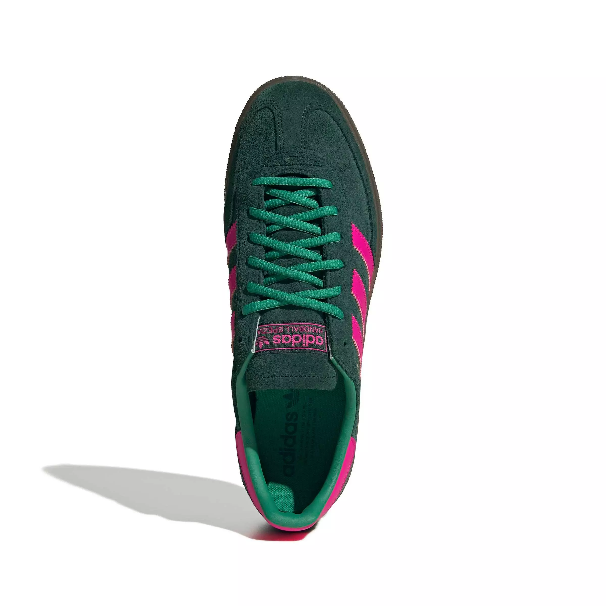 adidas Originals Handball Spezial "Aurora Ivy/Shock Pink/Gum 5" Men's Shoe - IVY/PINK/GUM