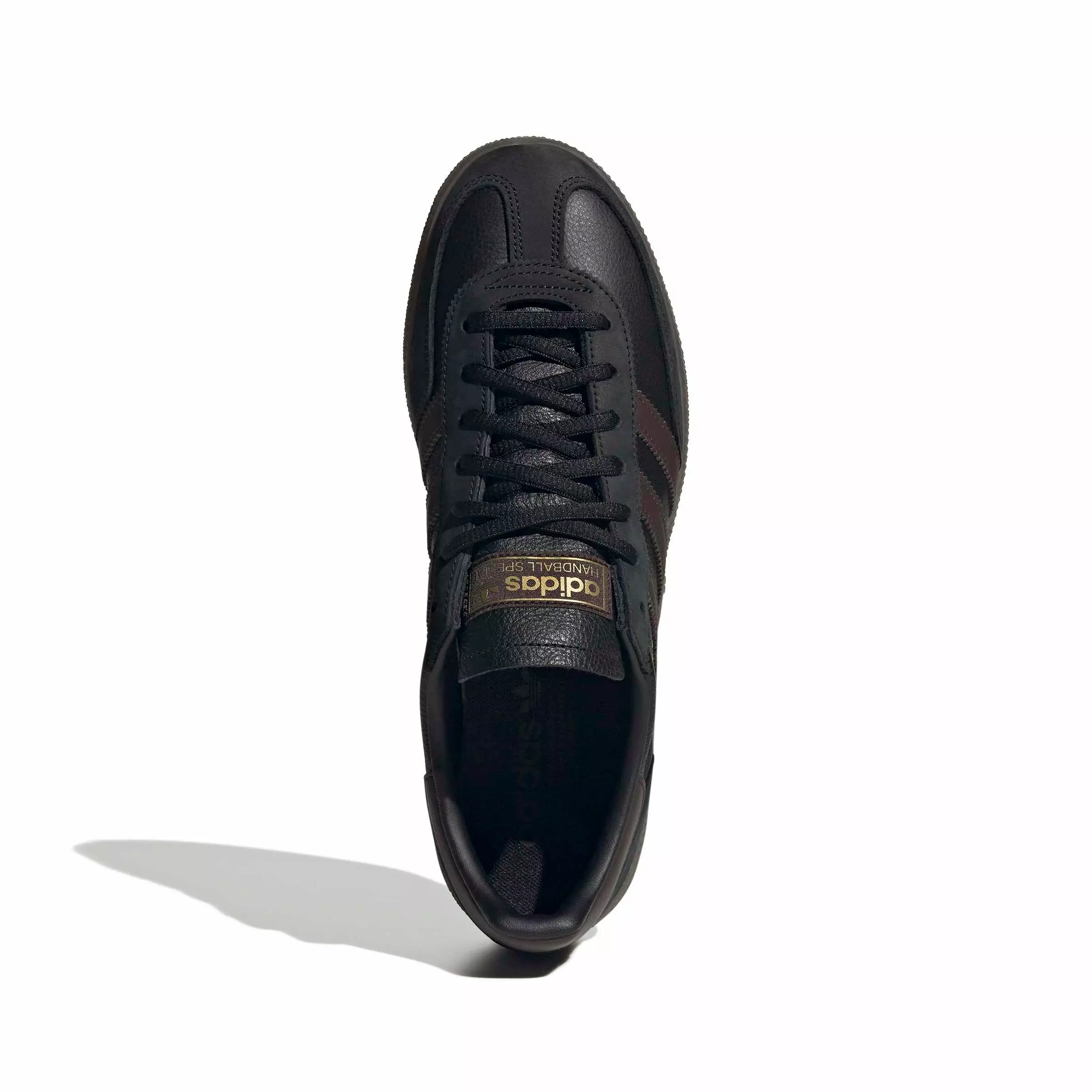 adidas Originals Handball Spezial "Core Black/Dark Brown/Gum 5" Men's Shoe - BLACK/DK BROWN/GUM