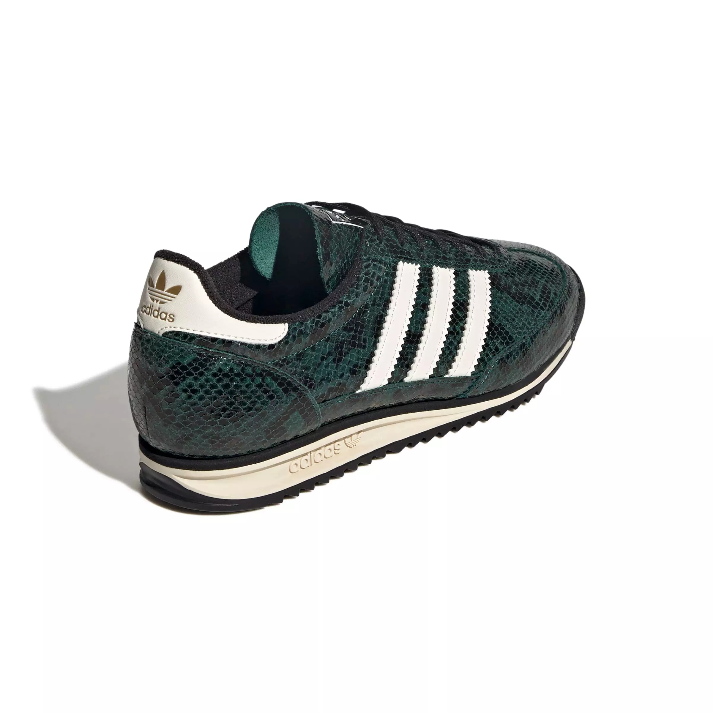 adidas Originals SL 72 OG "Snakeskin Print" Women's Shoe - GREEN/BLACK/WHITE