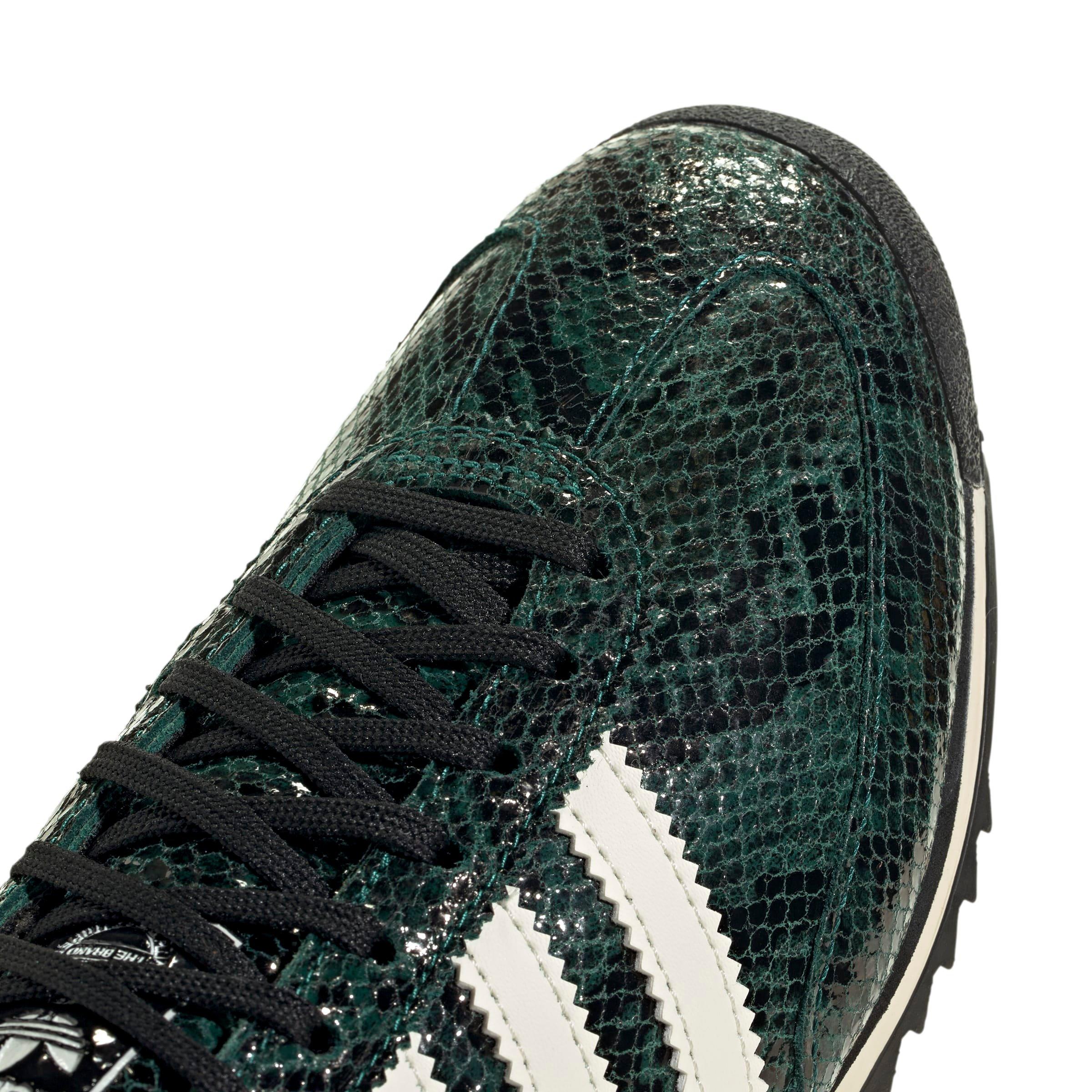 adidas Originals SL 72 OG "Snakeskin Print" Women's Shoe - GREEN/BLACK/WHITE Thumbnail View 5
