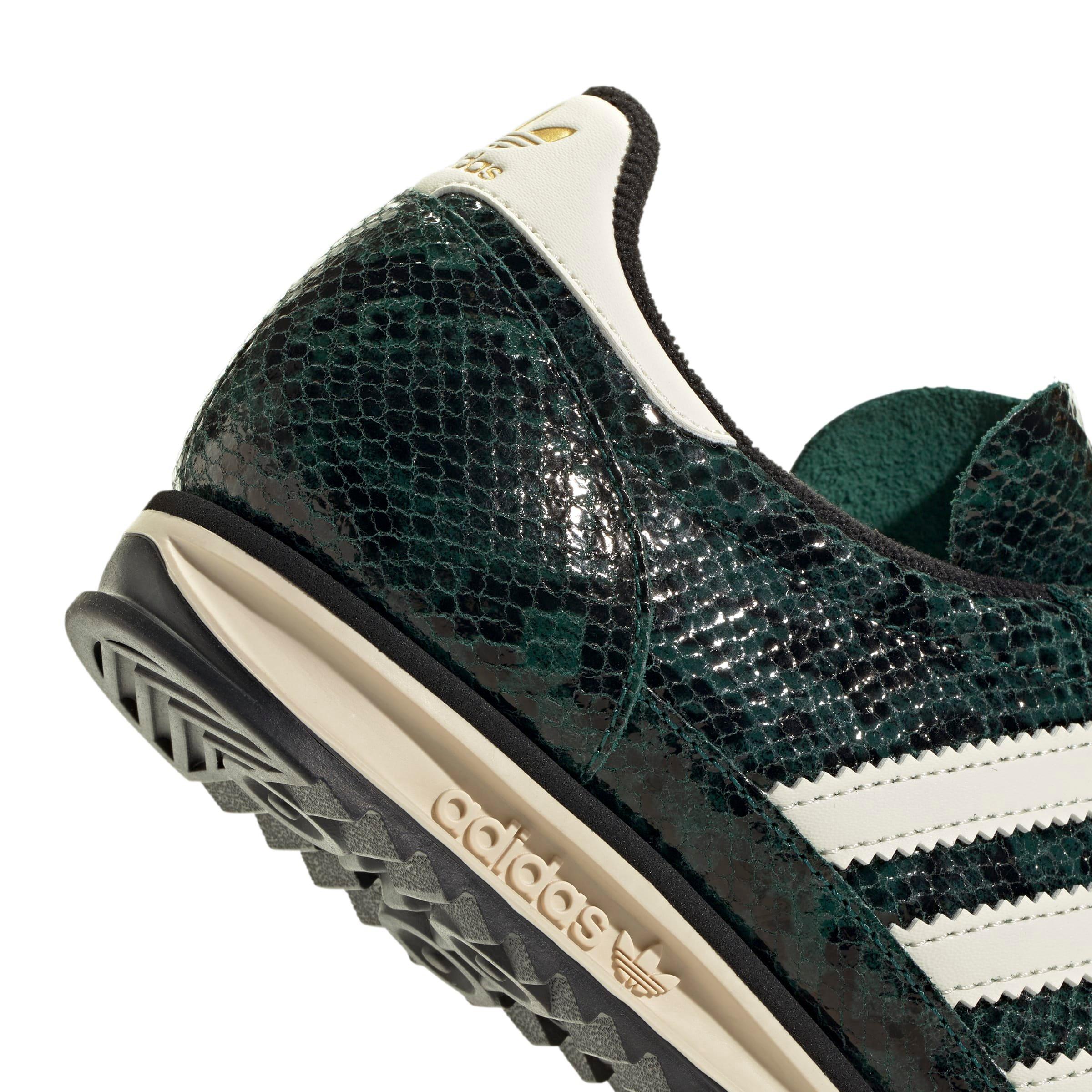 adidas Originals SL 72 OG "Snakeskin Print" Women's Shoe - GREEN/BLACK/WHITE Thumbnail View 6
