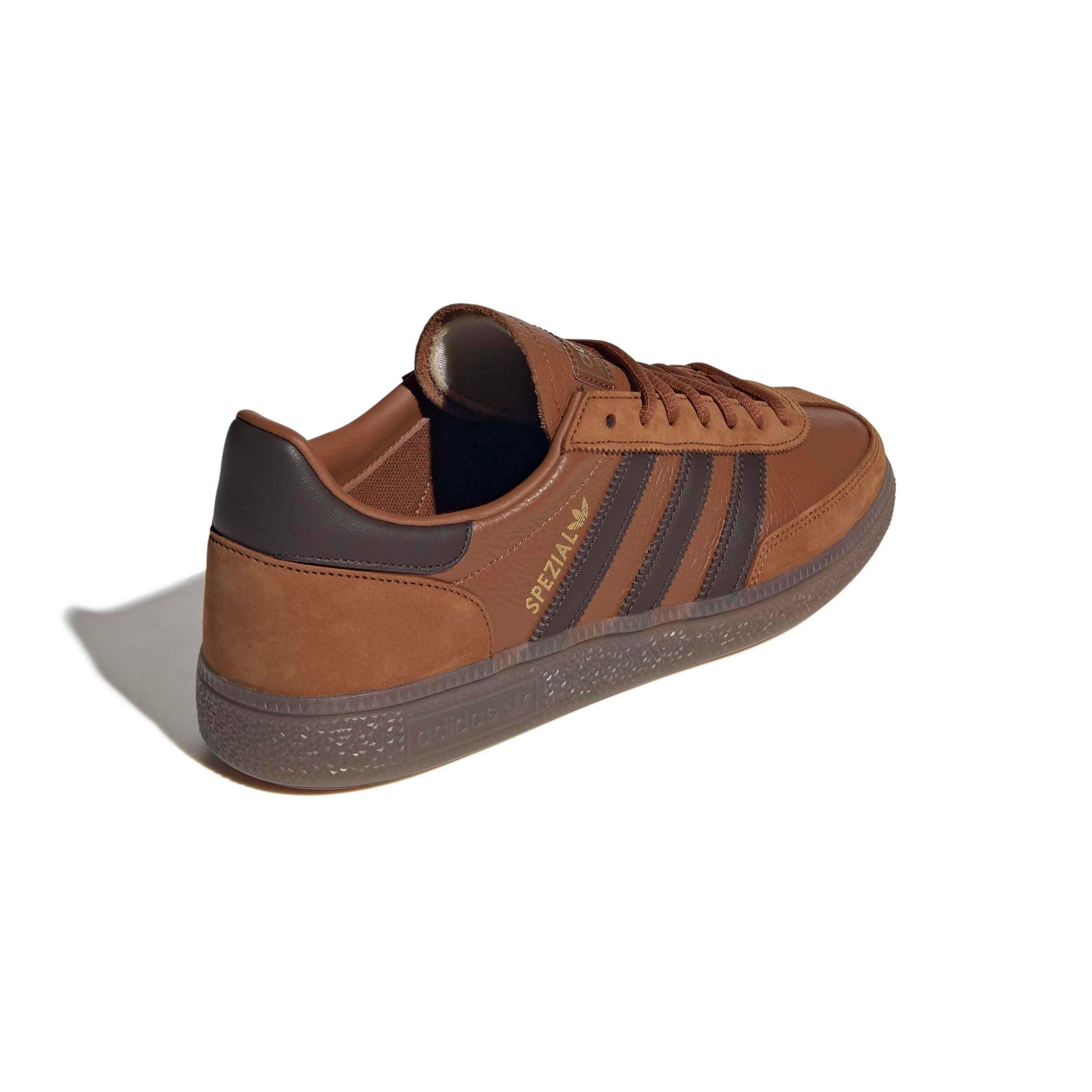 adidas Originals Handball Spezial "Dusky Bronze/Aurora Coffee/Gum 5" Men's Shoe - BRONZE/COFFEE/GUM Thumbnail View 4