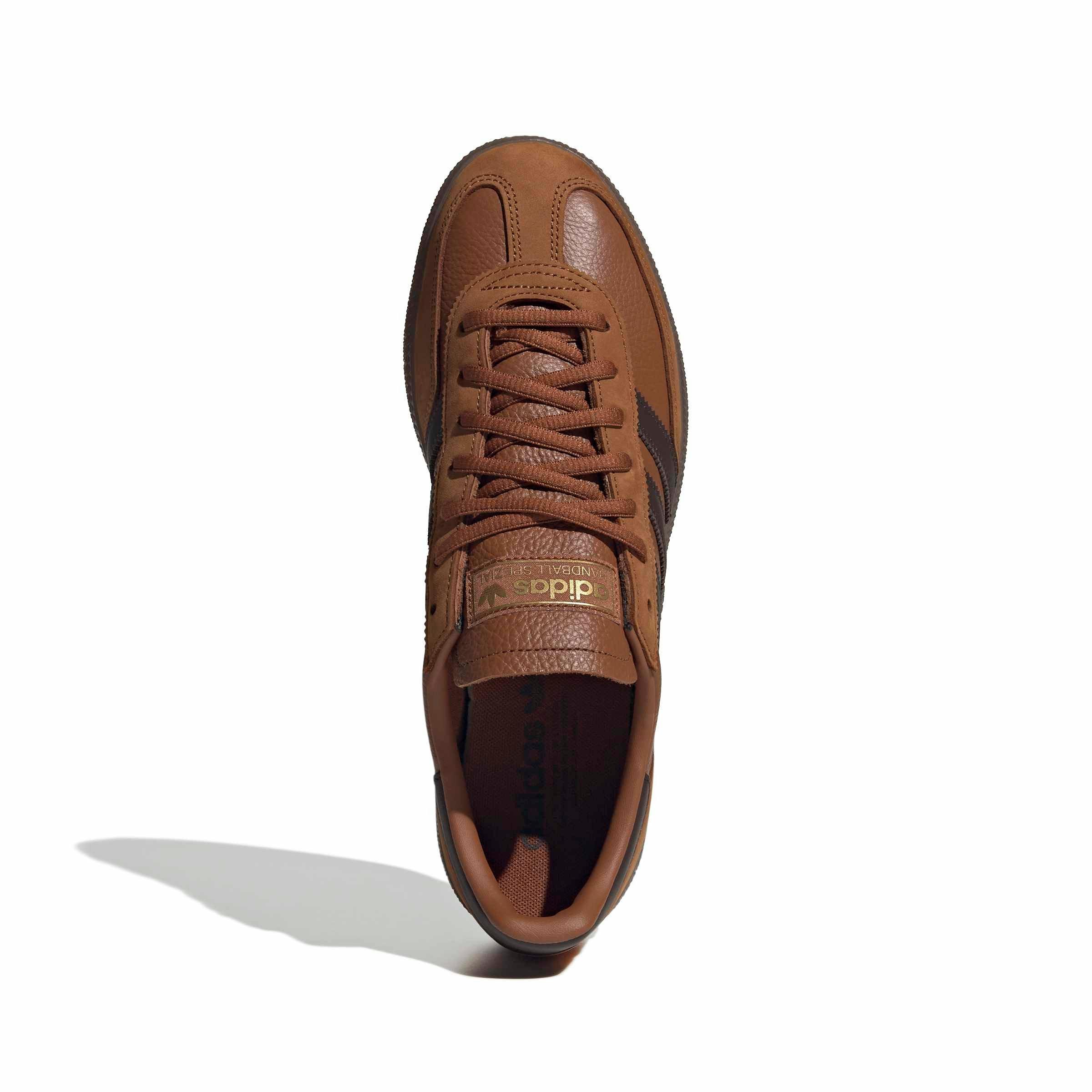 adidas Originals Handball Spezial "Dusky Bronze/Aurora Coffee/Gum 5" Men's Shoe - BRONZE/COFFEE/GUM Thumbnail View 5