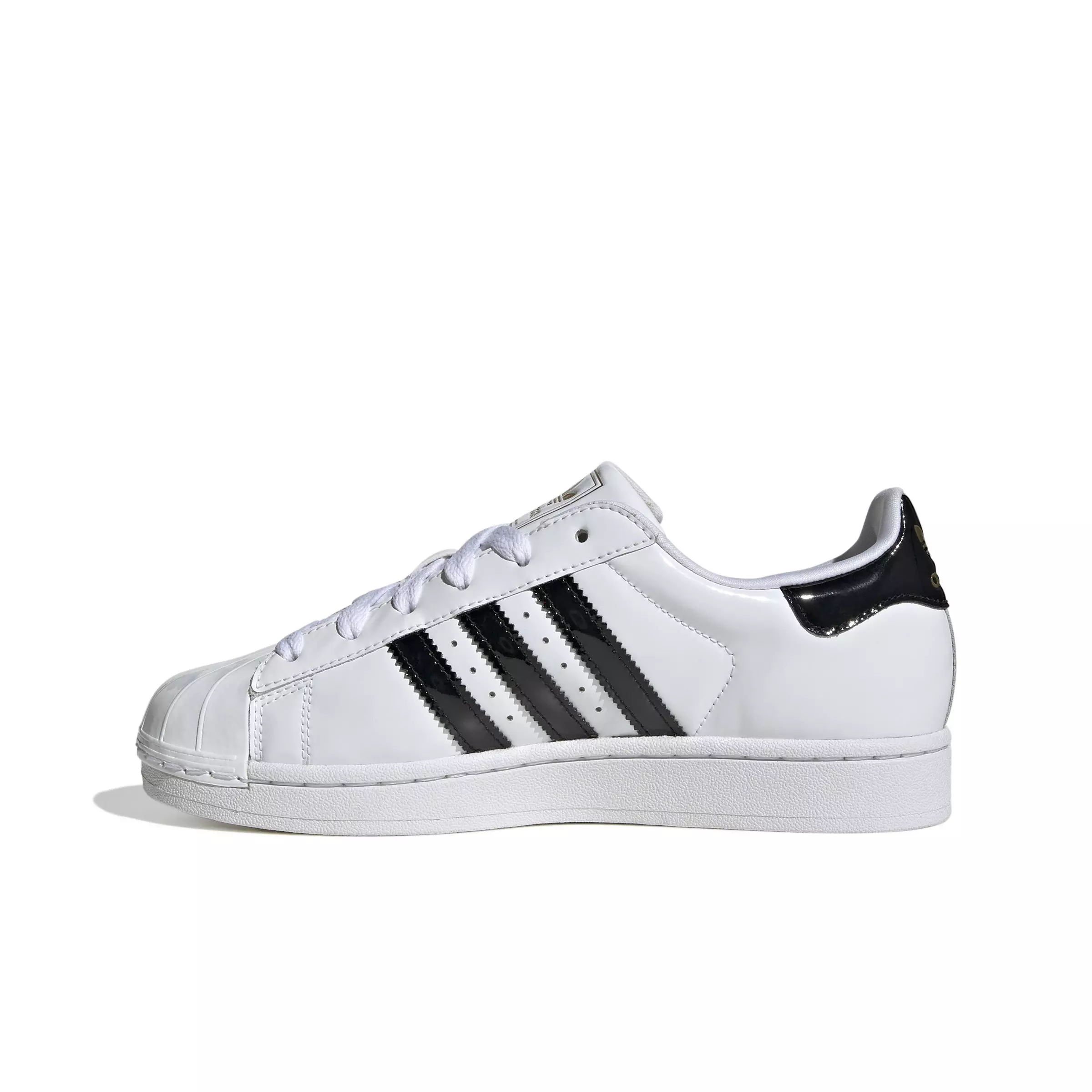 adidas Originals Superstar II "Ftwr White/Core Black/Gold Met" Women's Shoe - WHITE/BLACK/GOLD