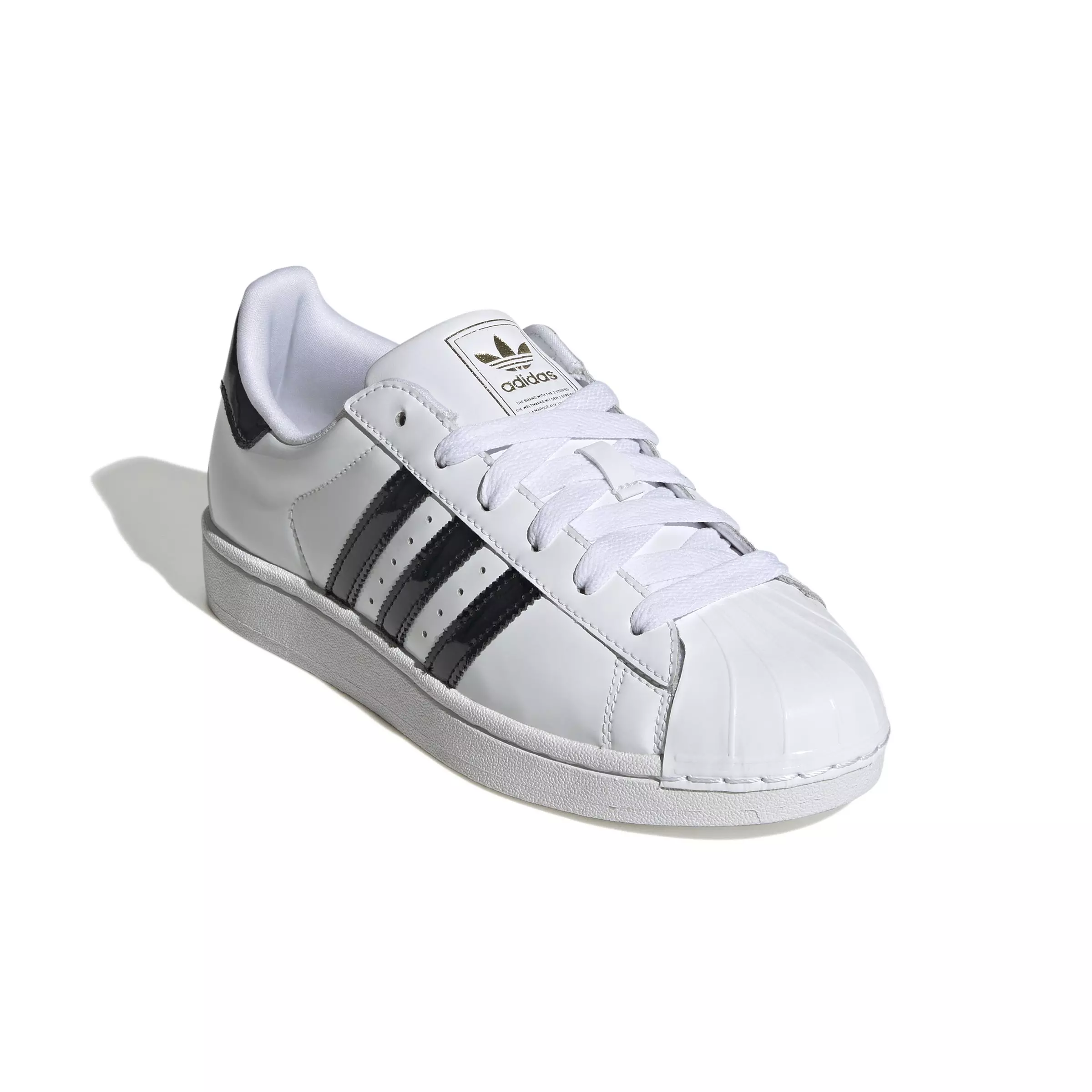 adidas Originals Superstar II "Ftwr White/Core Black/Gold Met" Women's Shoe - WHITE/BLACK/GOLD