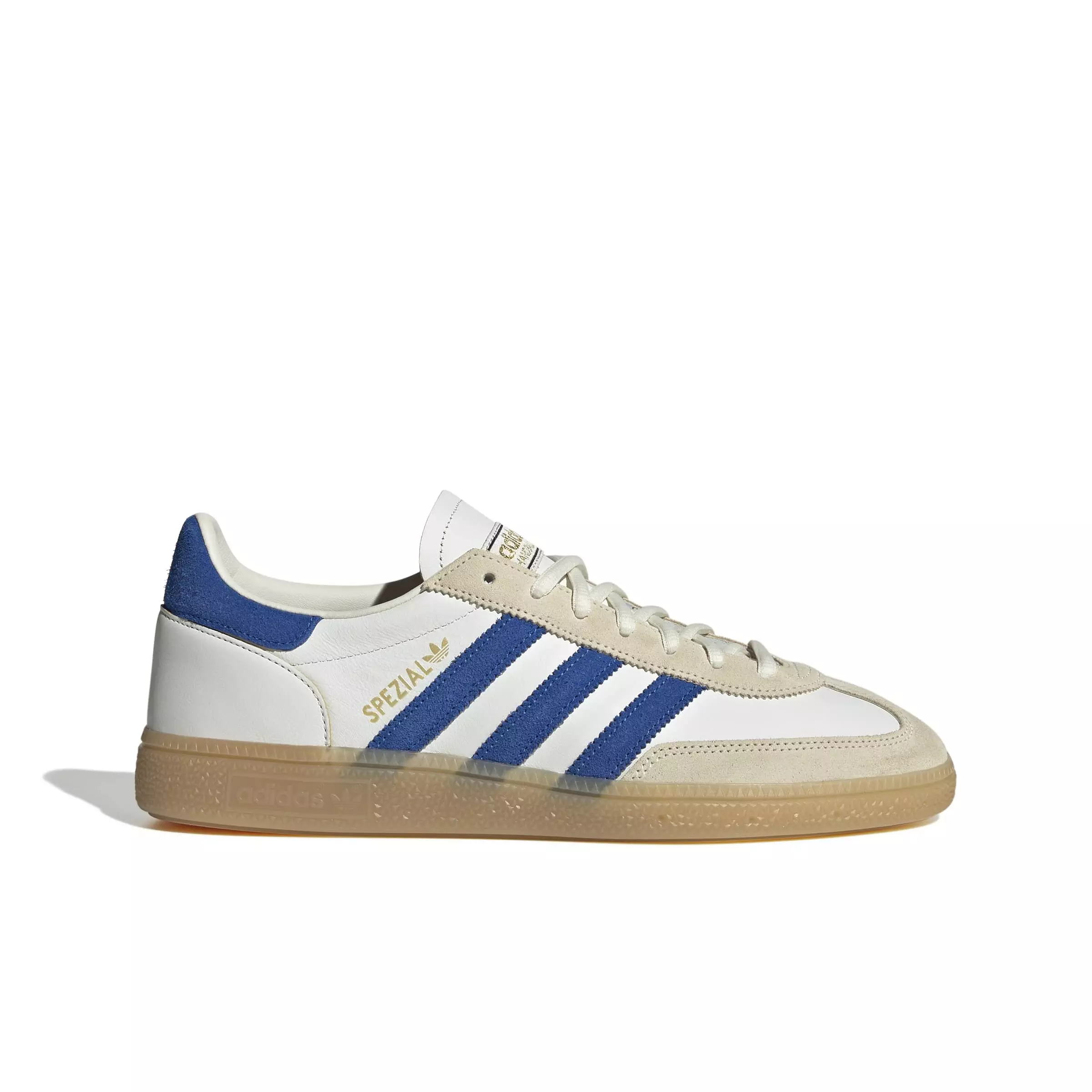 adidas Originals Handball Spezial "Core White/Blue/Gum 1" Men's Shoe - WHITE/BLUE/GUM