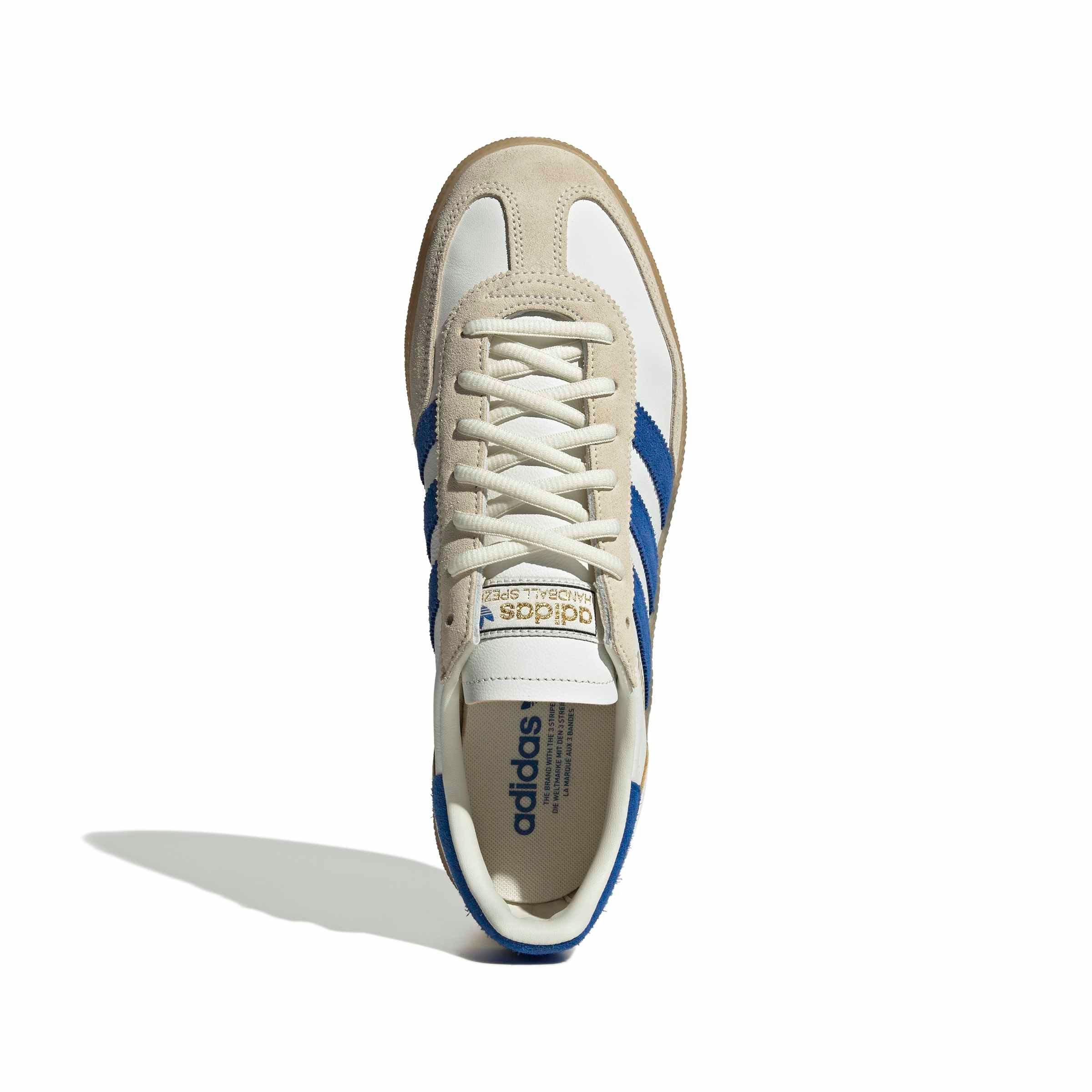 adidas Originals Handball Spezial "Core White/Blue/Gum 1" Men's Shoe - WHITE/BLUE/GUM Thumbnail View 5