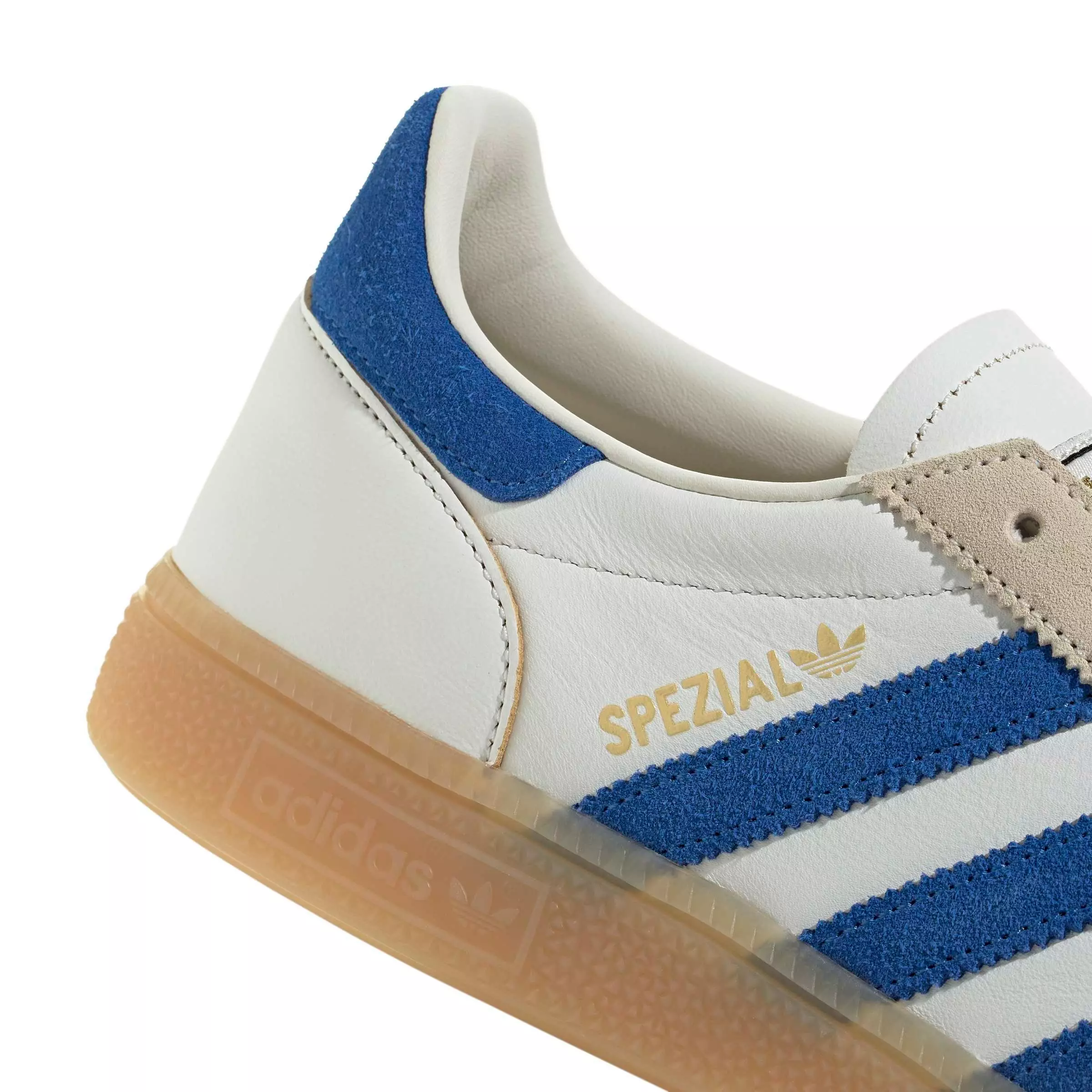 adidas Originals Handball Spezial "Core White/Blue/Gum 1" Men's Shoe - WHITE/BLUE/GUM