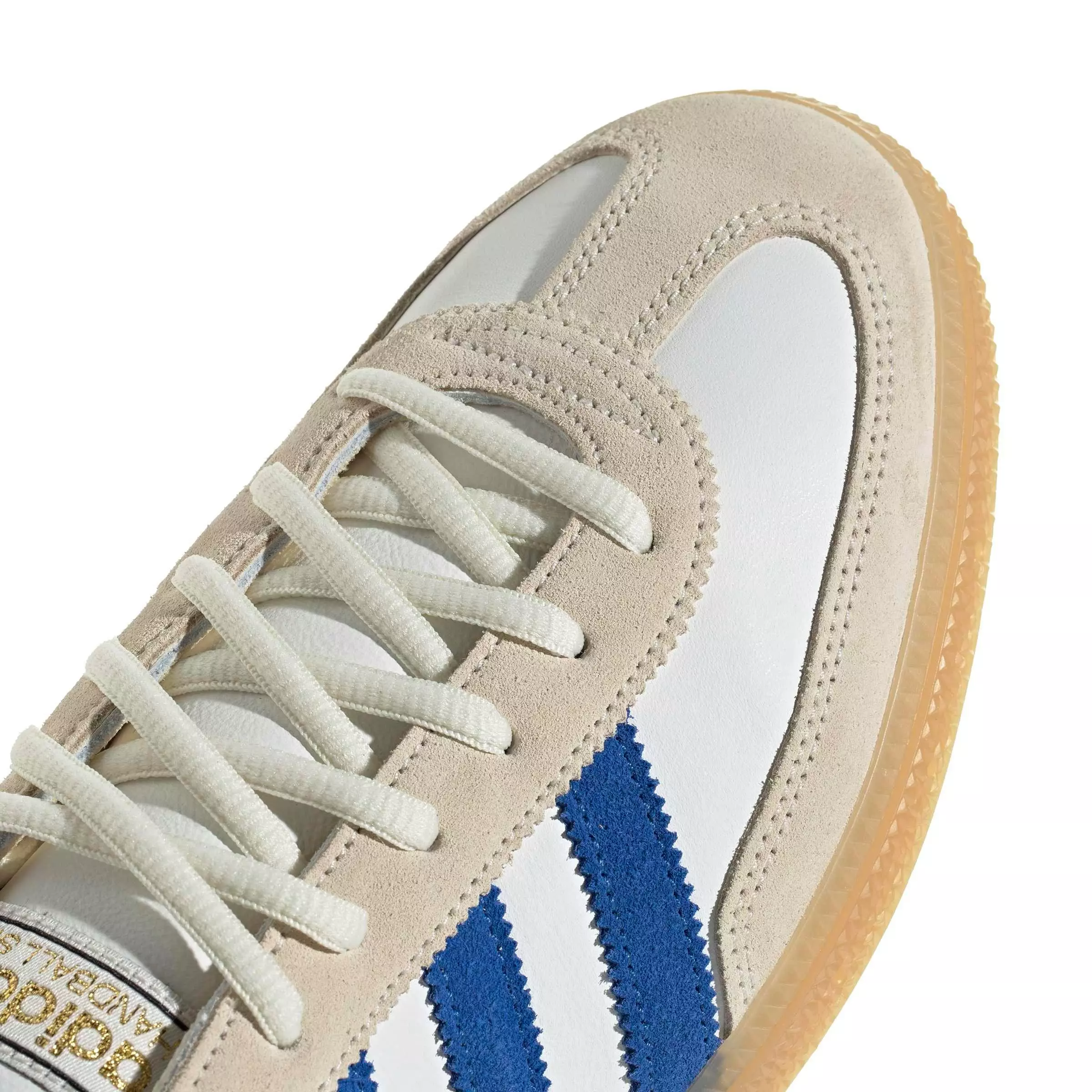 adidas Originals Handball Spezial "Core White/Blue/Gum 1" Men's Shoe - WHITE/BLUE/GUM