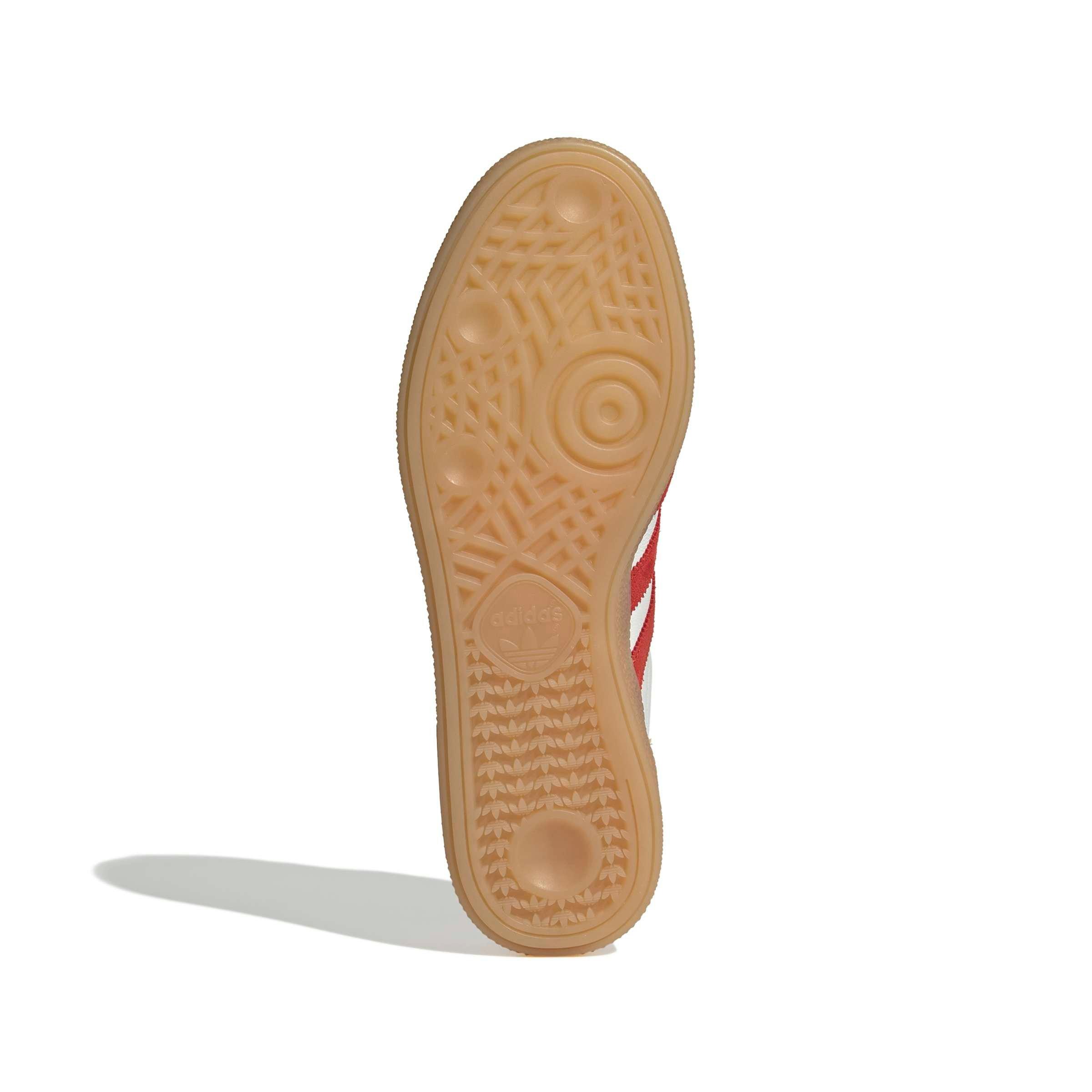 adidas Originals Handball Spezial "Core White/Better Scarlet/Gum 1" Men's Shoe - WHITE/SCARLET/GUM Thumbnail View 6