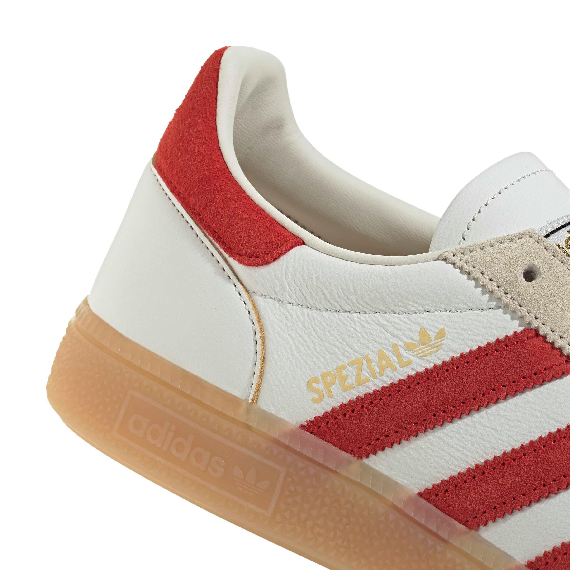 adidas Originals Handball Spezial "Core White/Better Scarlet/Gum 1" Men's Shoe - WHITE/SCARLET/GUM Thumbnail View 7