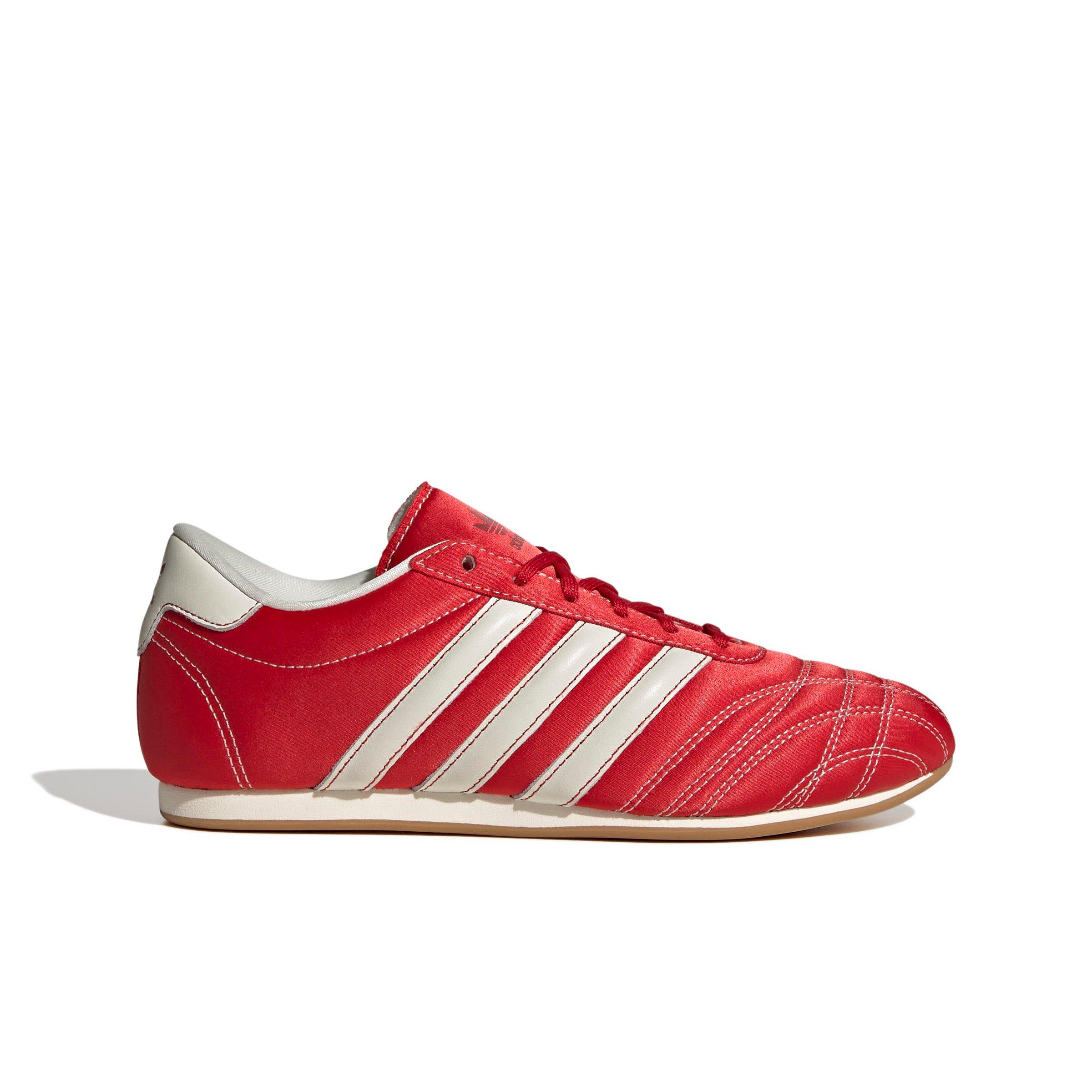 adidas Originals Taekwondo "Off White/Better Scarlet/Off White" Women's Shoe - OFF WHITE/SCARLET/OFF WHITE Thumbnail View 1