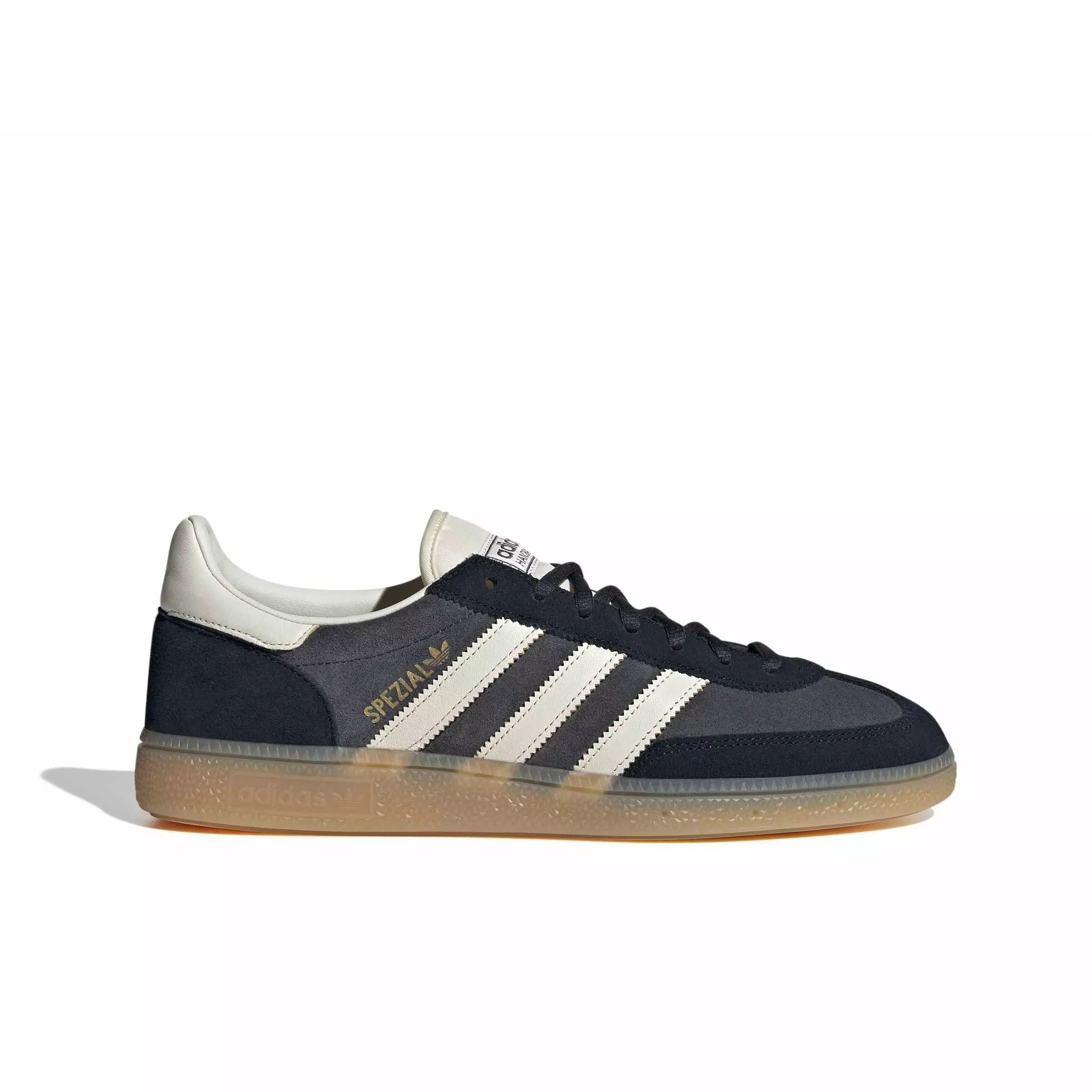 adidas Originals Handball Spezial "Carbon/Off White/Core Black" Men's Shoe - GREY/OFF WHITE/GREY