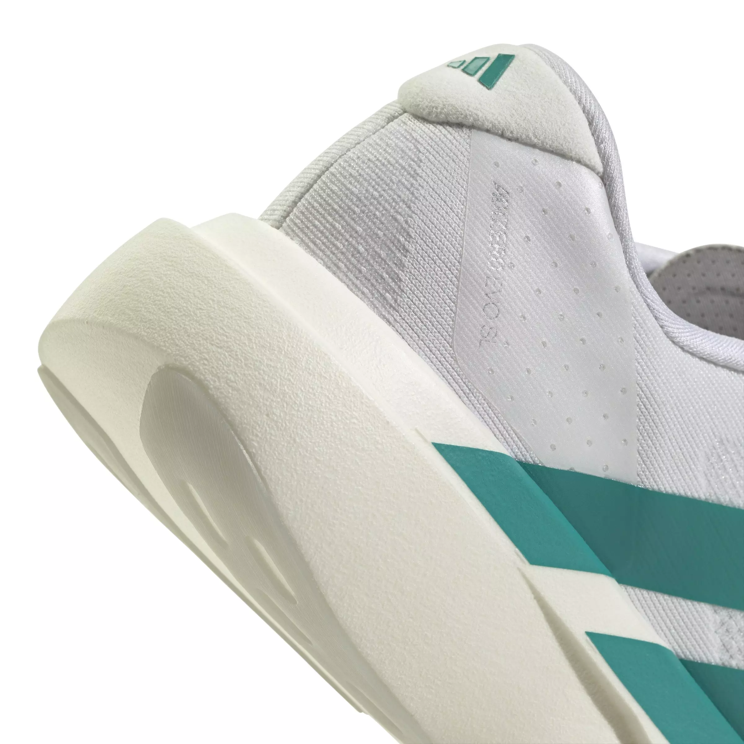 adidas Adizero EVO SL "Ftwr White/Pure Teal/Grey Two" Women's Running Shoe - WHITE/TEAL/GREY