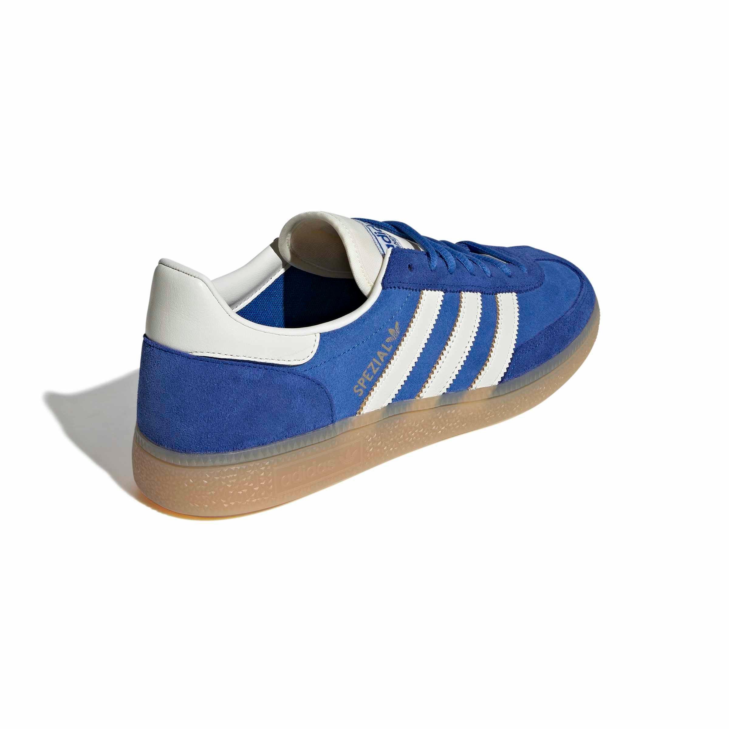 adidas Originals Handball Spezial "Blue/Off White/Team Royal Blue" Men's Shoe - BLUE/OFF WHITE/BLUE Thumbnail View 4