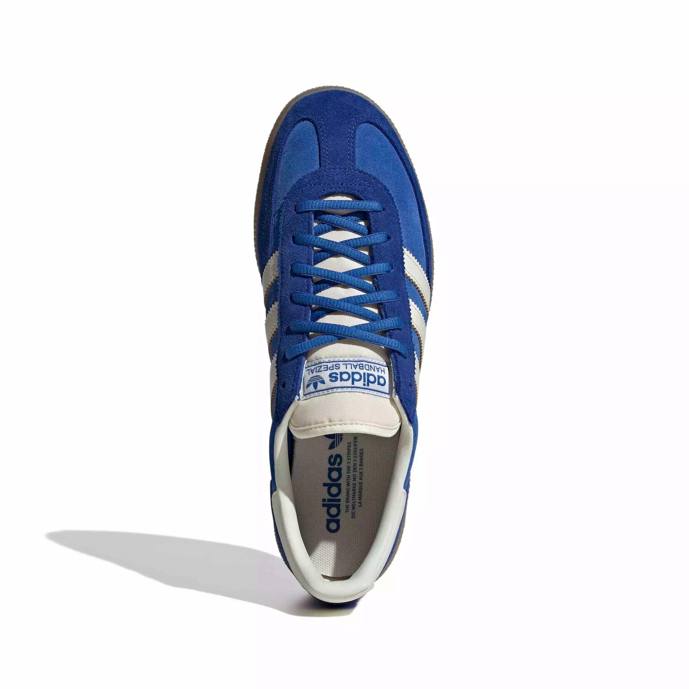 adidas Originals Handball Spezial "Blue/Off White/Team Royal Blue" Men's Shoe - BLUE/OFF WHITE/BLUE