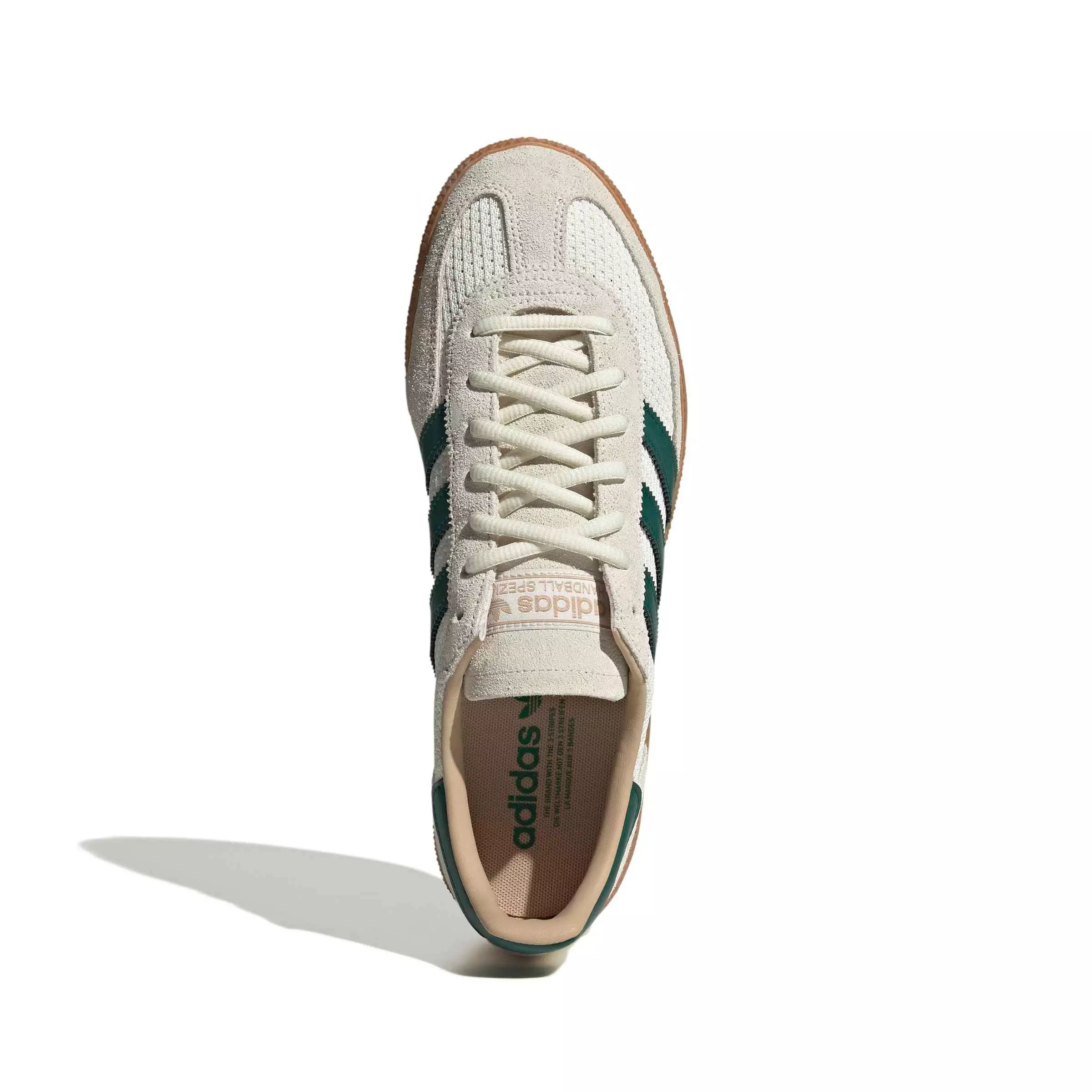adidas Originals Handball Spezial "Off White/Collegiate Green/Gum 2" Men's Shoe - OFF WHITE/GREEN/GUM