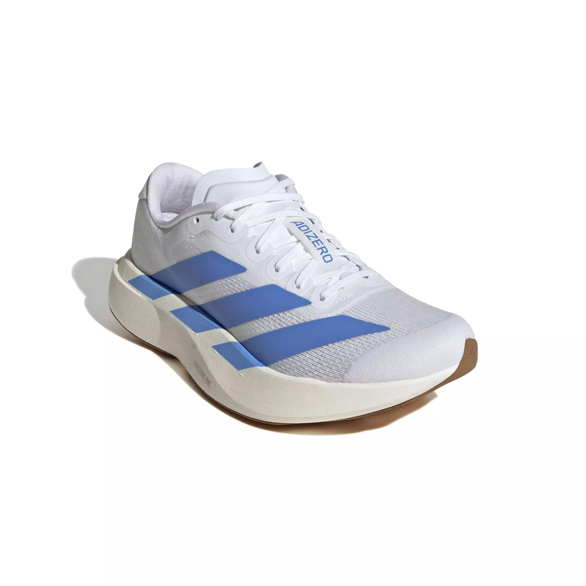 adidas Adizero EVO SL "Ftwr White/Blue Fusion/Off White" Women's Running Shoe - WHITE/BLUE/OFF WHITE