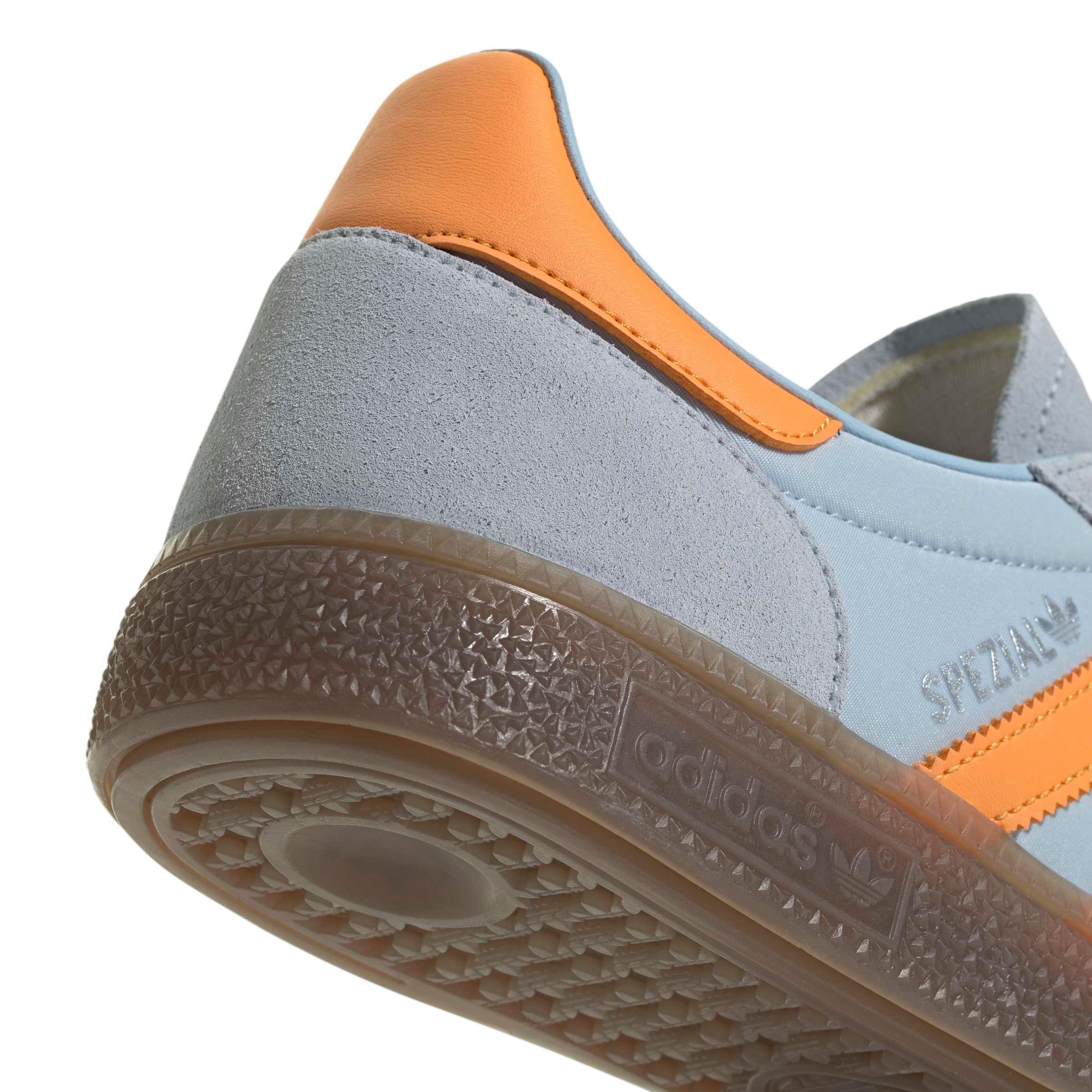 adidas Originals Handball Spezial "Crystal Sky/Pure Tangerine/Gum 5" Men's Shoe - SKY/TANGERINE/GUM Thumbnail View 8