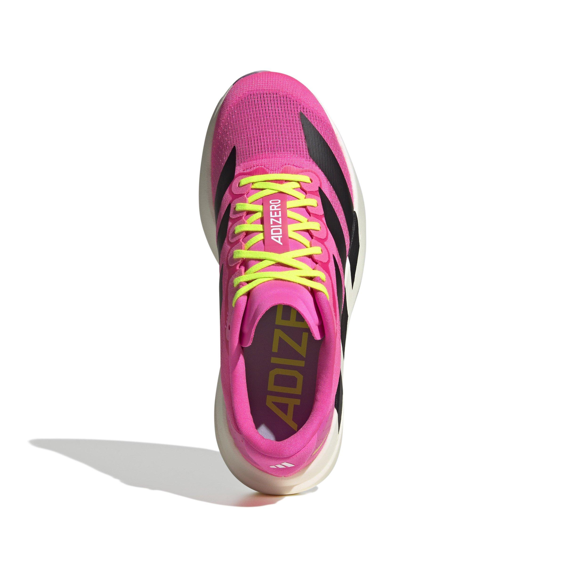 adidas Adizero EVO SL "Lucid Pink/Core Black/Ftwr White" Women's Running Shoe - PINK/BLACK/WHITE Thumbnail View 5
