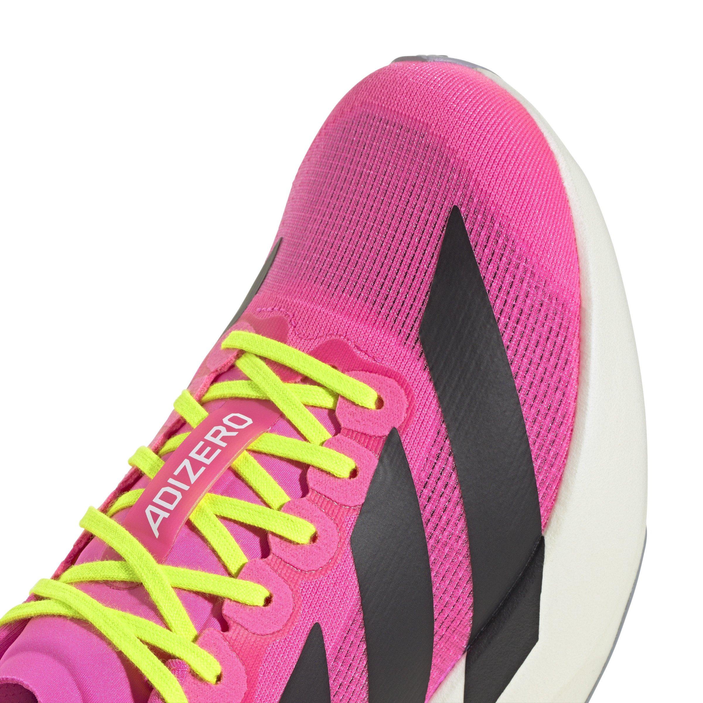 adidas Adizero EVO SL "Lucid Pink/Core Black/Ftwr White" Women's Running Shoe - PINK/BLACK/WHITE Thumbnail View 8