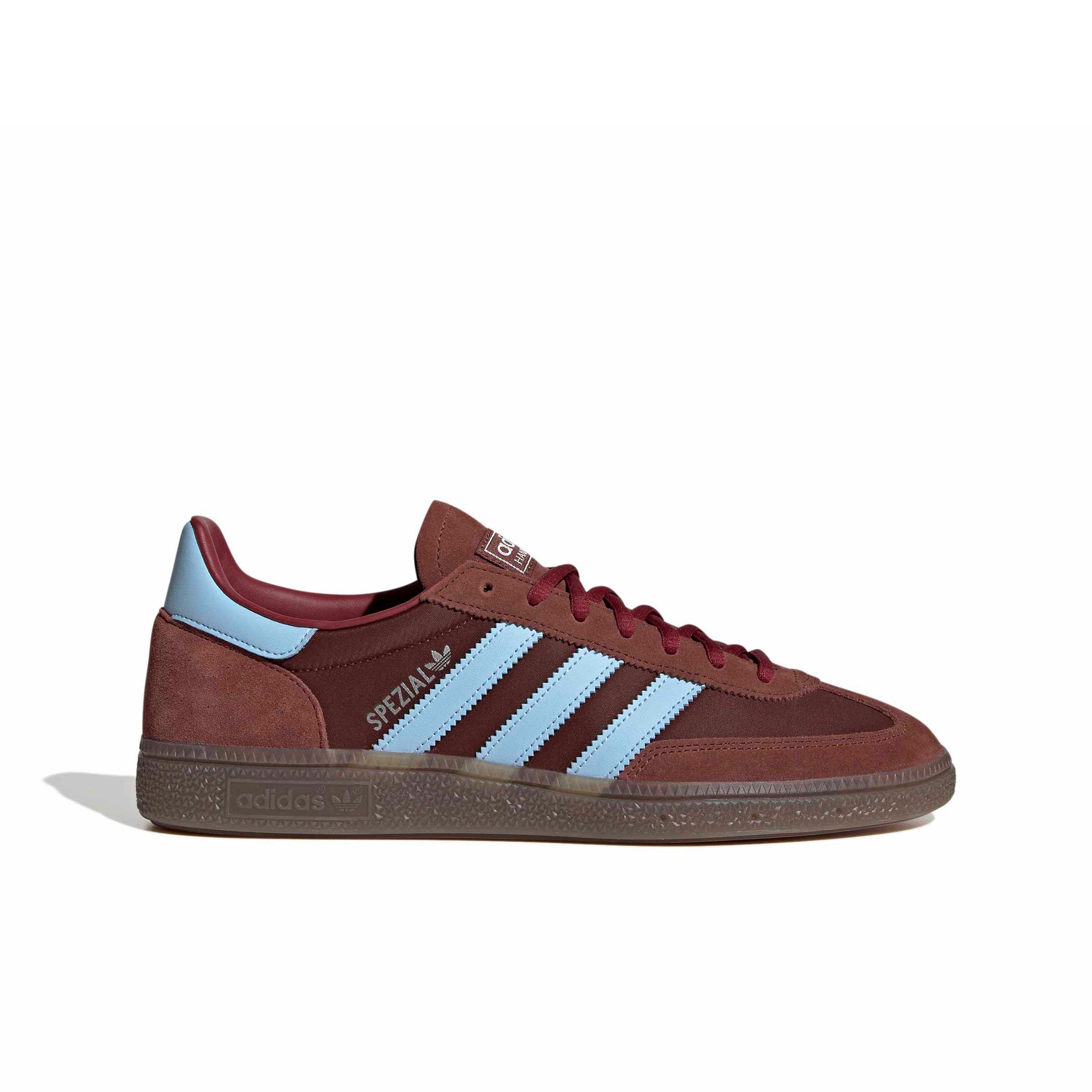 adidas Originals Handball Spezial "Fox Brown/Clear Sky/Gum 5" Men's Shoe - BROWN/SKY/GUM Thumbnail View 1
