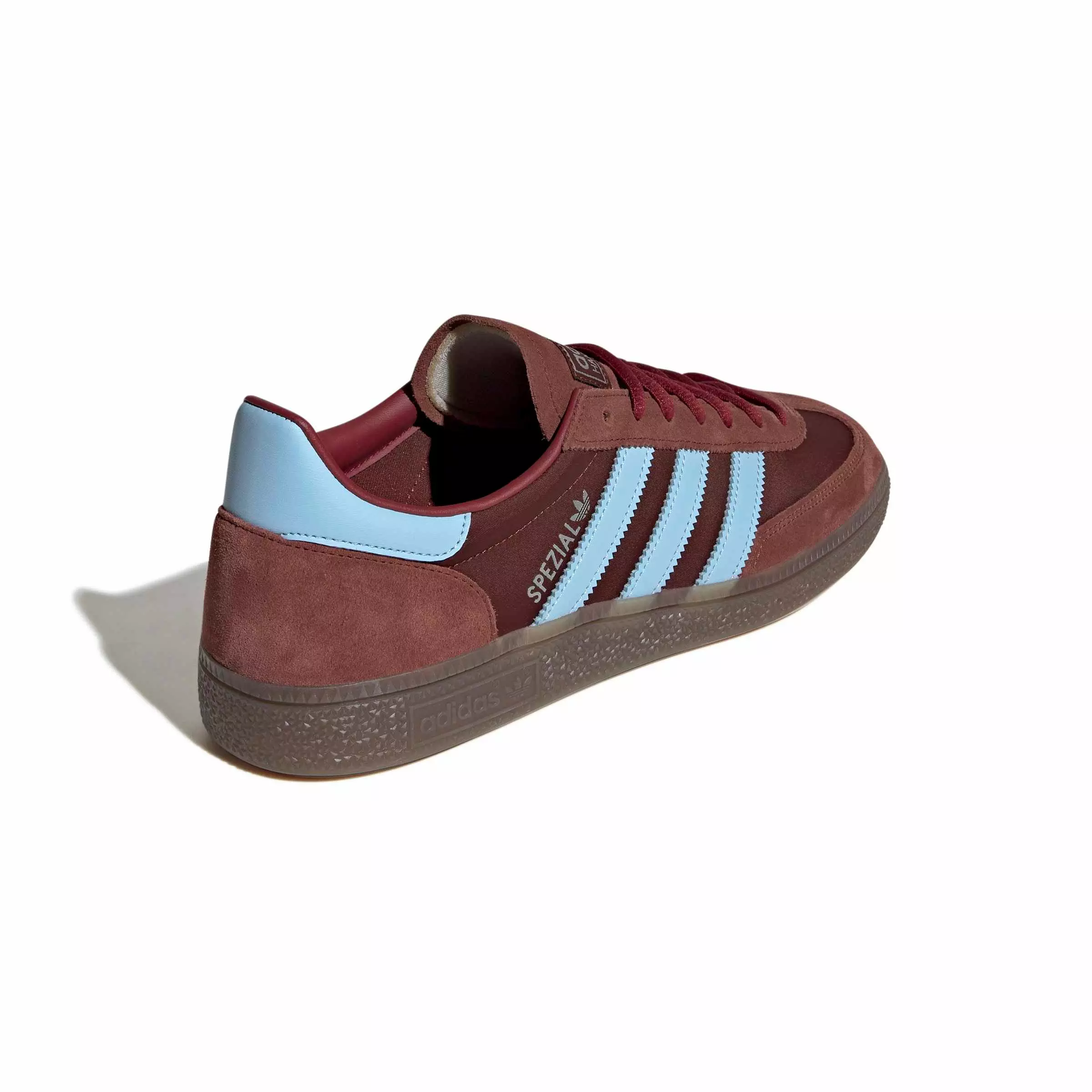 adidas Originals Handball Spezial "Fox Brown/Clear Sky/Gum 5" Men's Shoe - BROWN/SKY/GUM