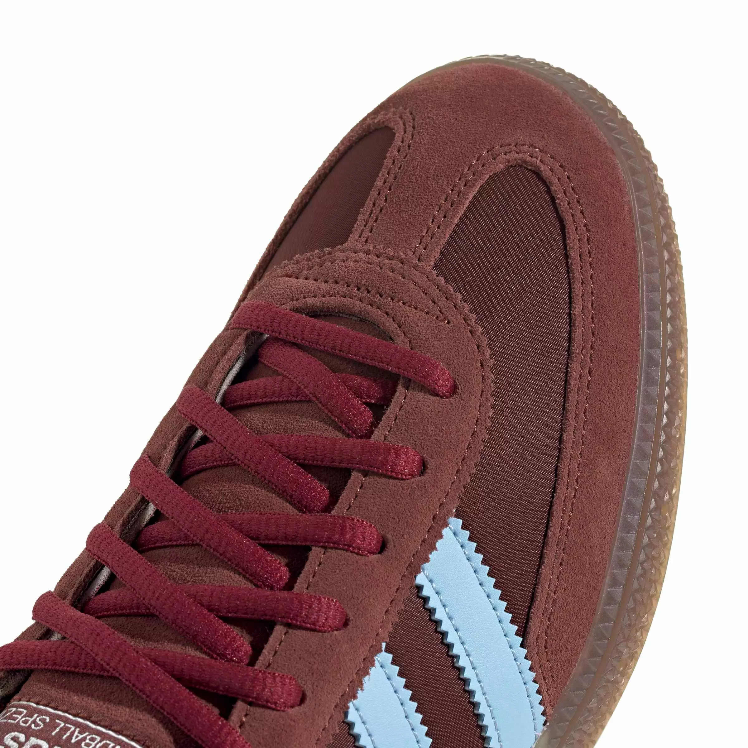 adidas Originals Handball Spezial "Fox Brown/Clear Sky/Gum 5" Men's Shoe - BROWN/SKY/GUM
