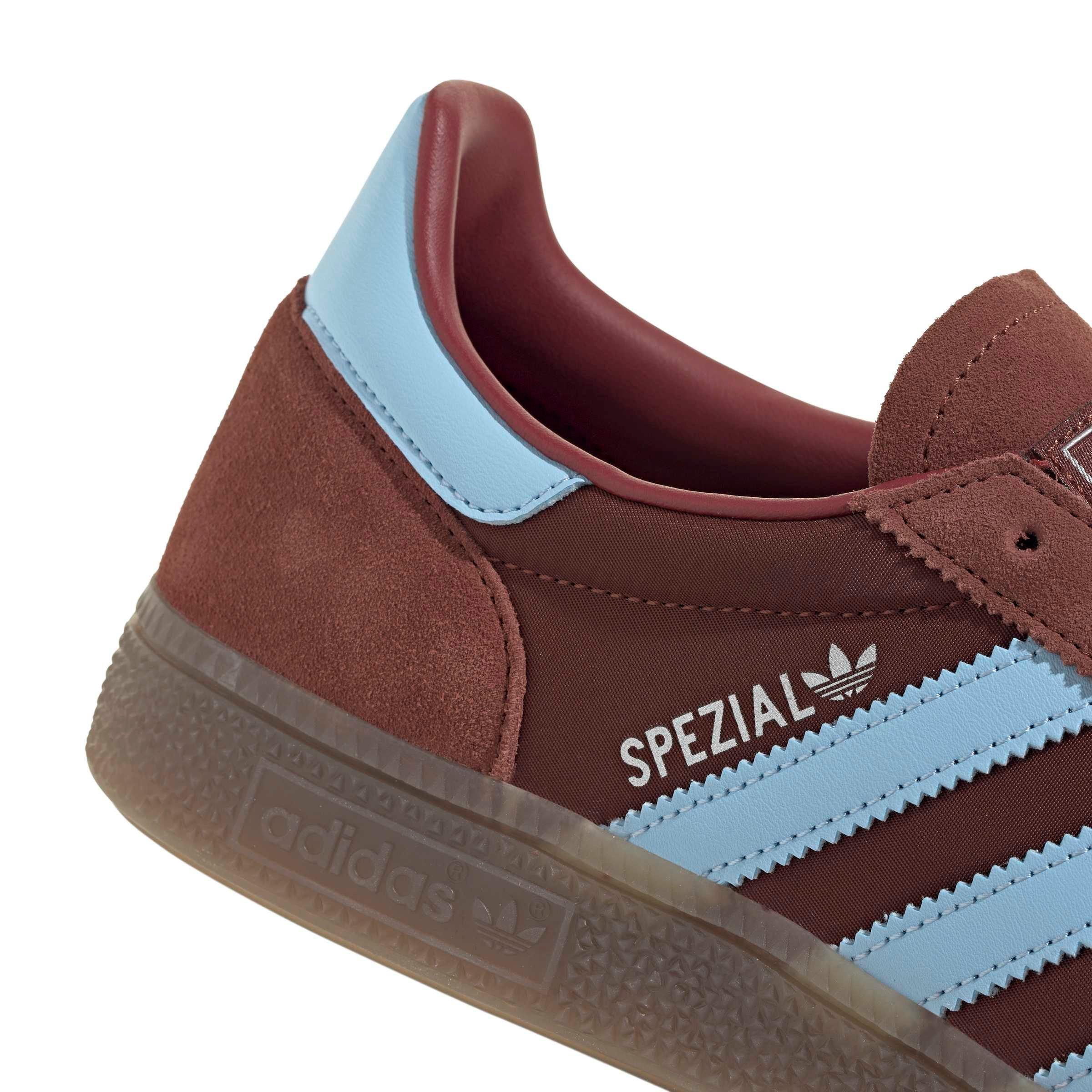 adidas Originals Handball Spezial "Fox Brown/Clear Sky/Gum 5" Men's Shoe - BROWN/SKY/GUM Thumbnail View 8