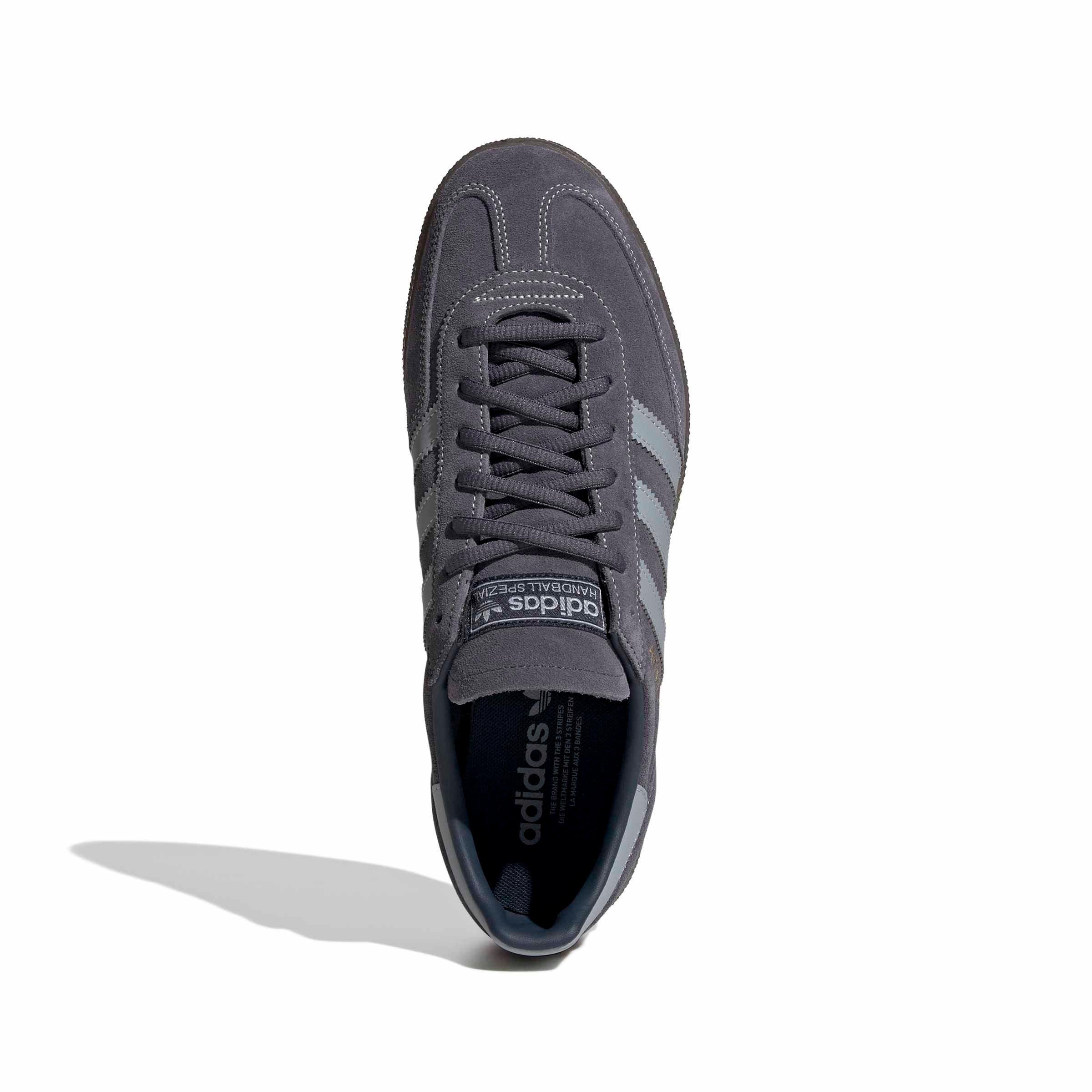 adidas Originals Handball Spezial "Aurora Onix/Halo Silver/Gum 5" Men's Shoe - ONIX/SILVER/GUM Thumbnail View 5