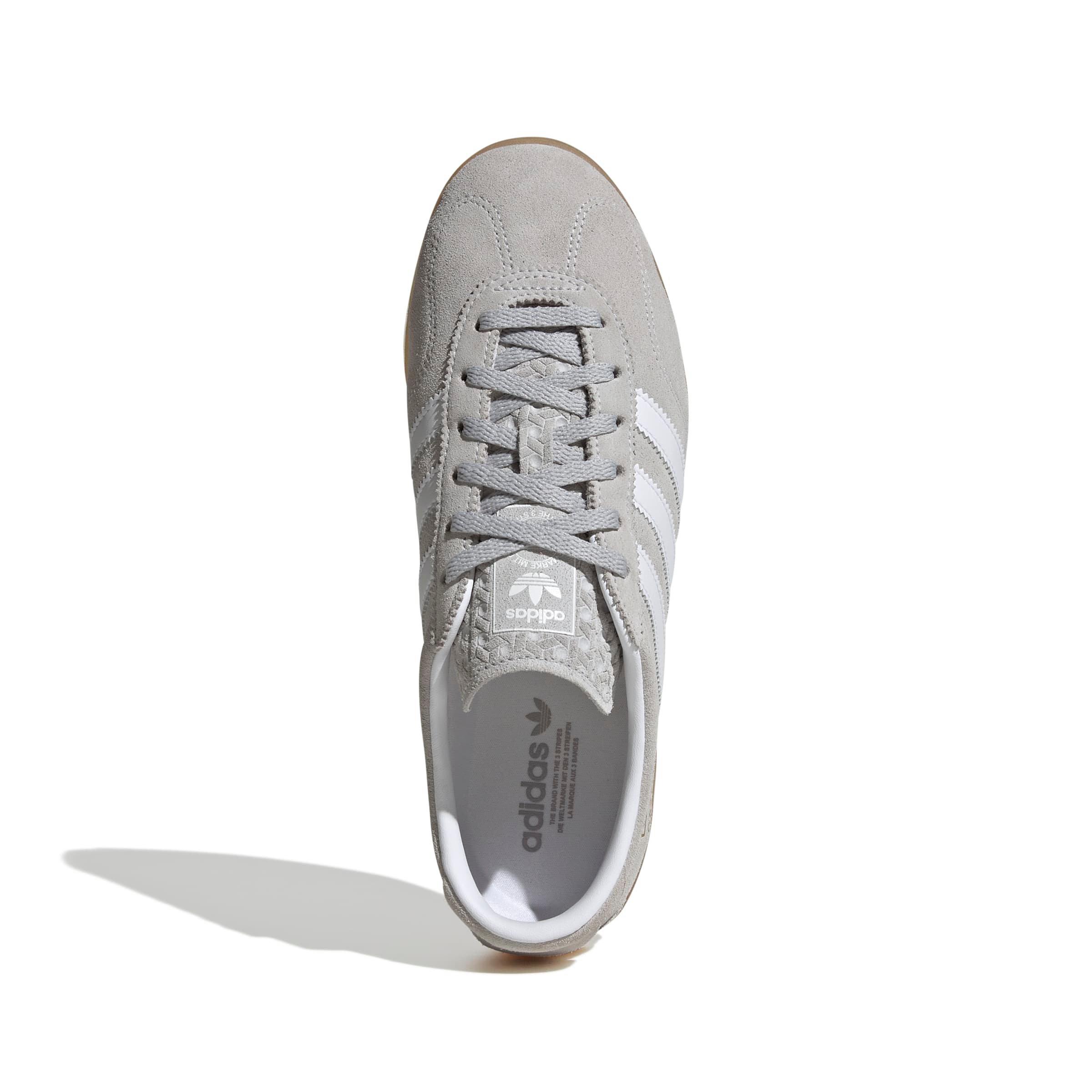 adidas Originals Gazelle Lo Pro "Grey Two/Ftwr White/Gum 3" Women's Shoe - GREY/WHITE/GUM Thumbnail View 5