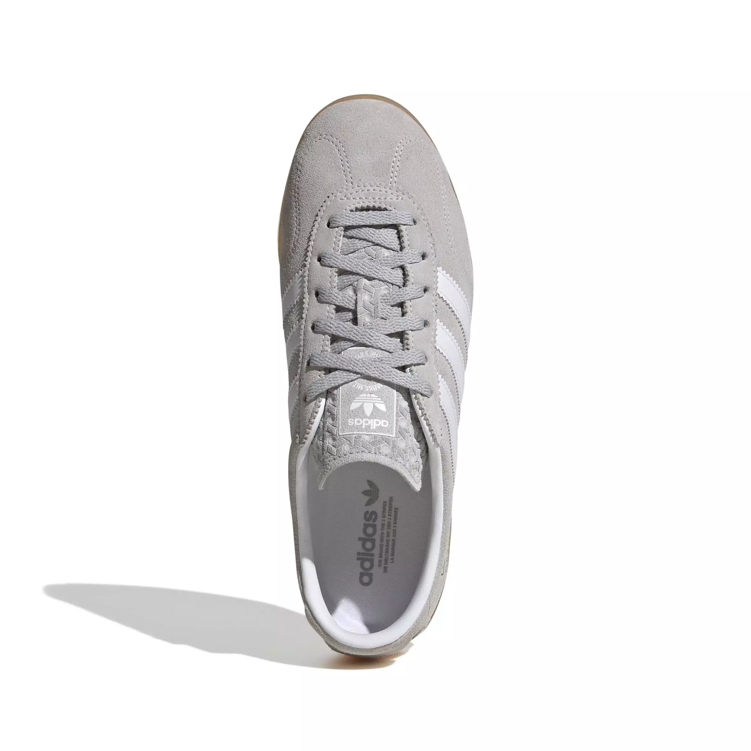 adidas Originals Gazelle Lo Pro "Grey Two/Ftwr White/Gum 3" Women's Shoe - GREY/WHITE/GUM