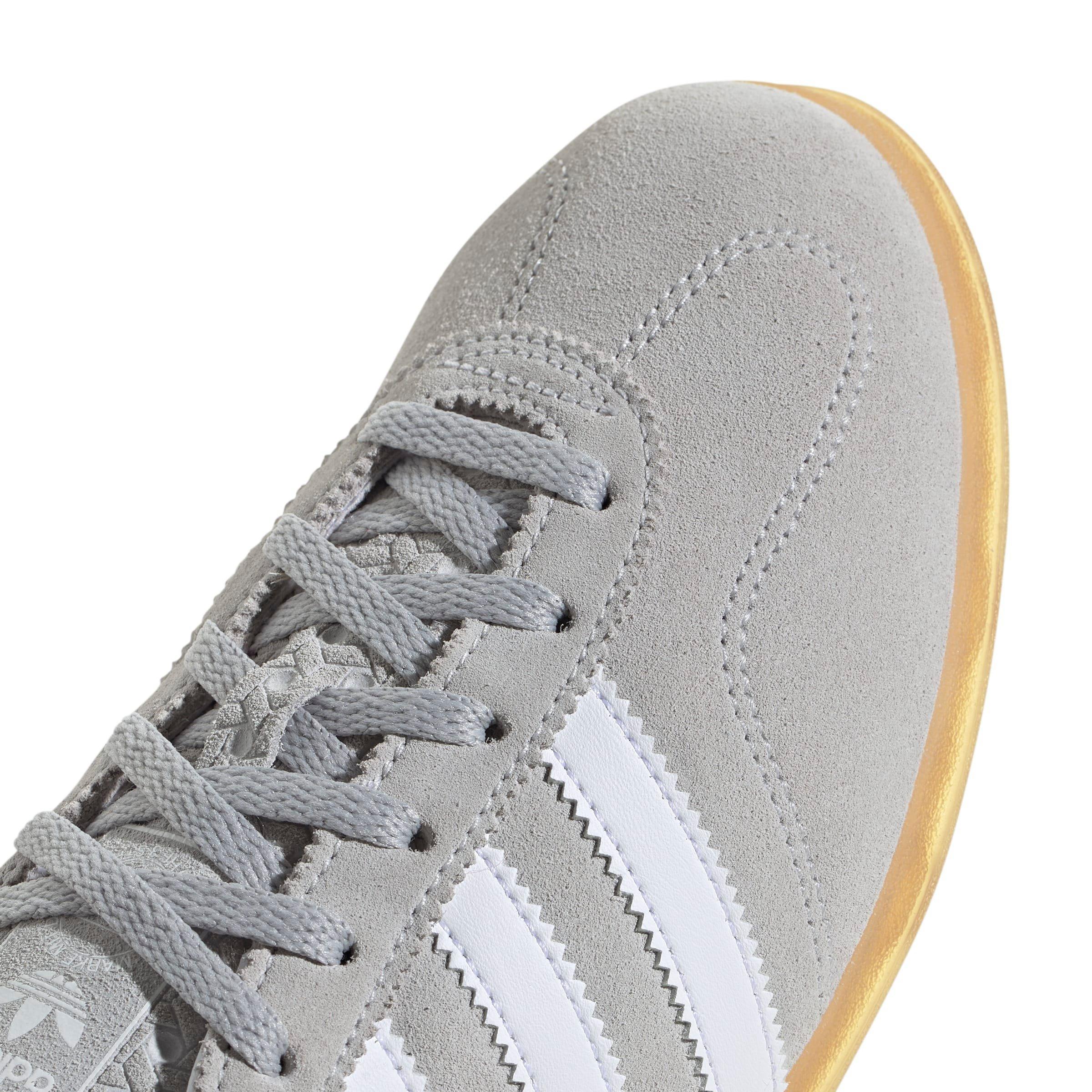 adidas Originals Gazelle Lo Pro "Grey Two/Ftwr White/Gum 3" Women's Shoe - GREY/WHITE/GUM Thumbnail View 8