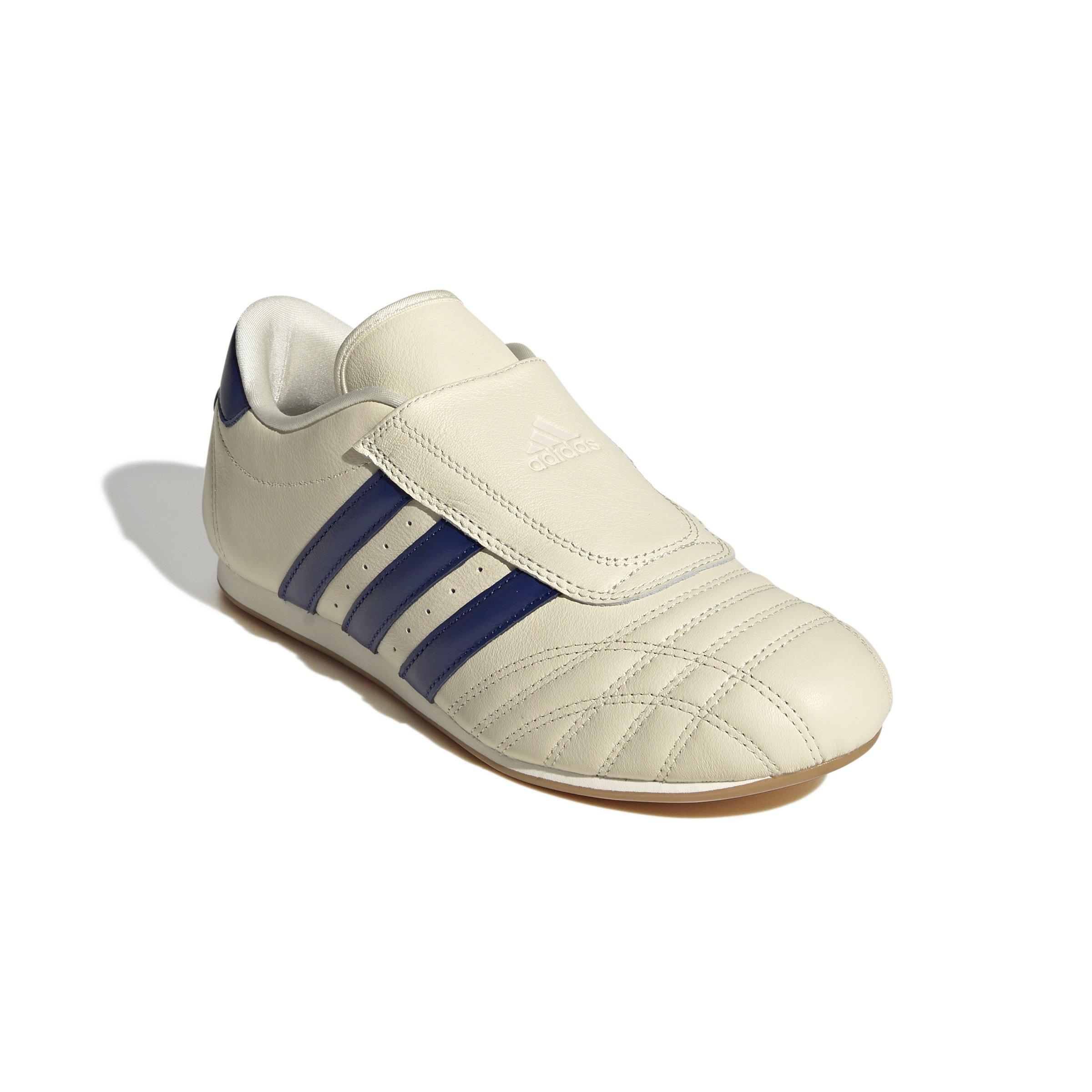 adidas Originals Taekwondo "Cream White/Victory Blue/Gum 3" Women's Shoe - WHITE/BLUE/GUM Thumbnail View 3