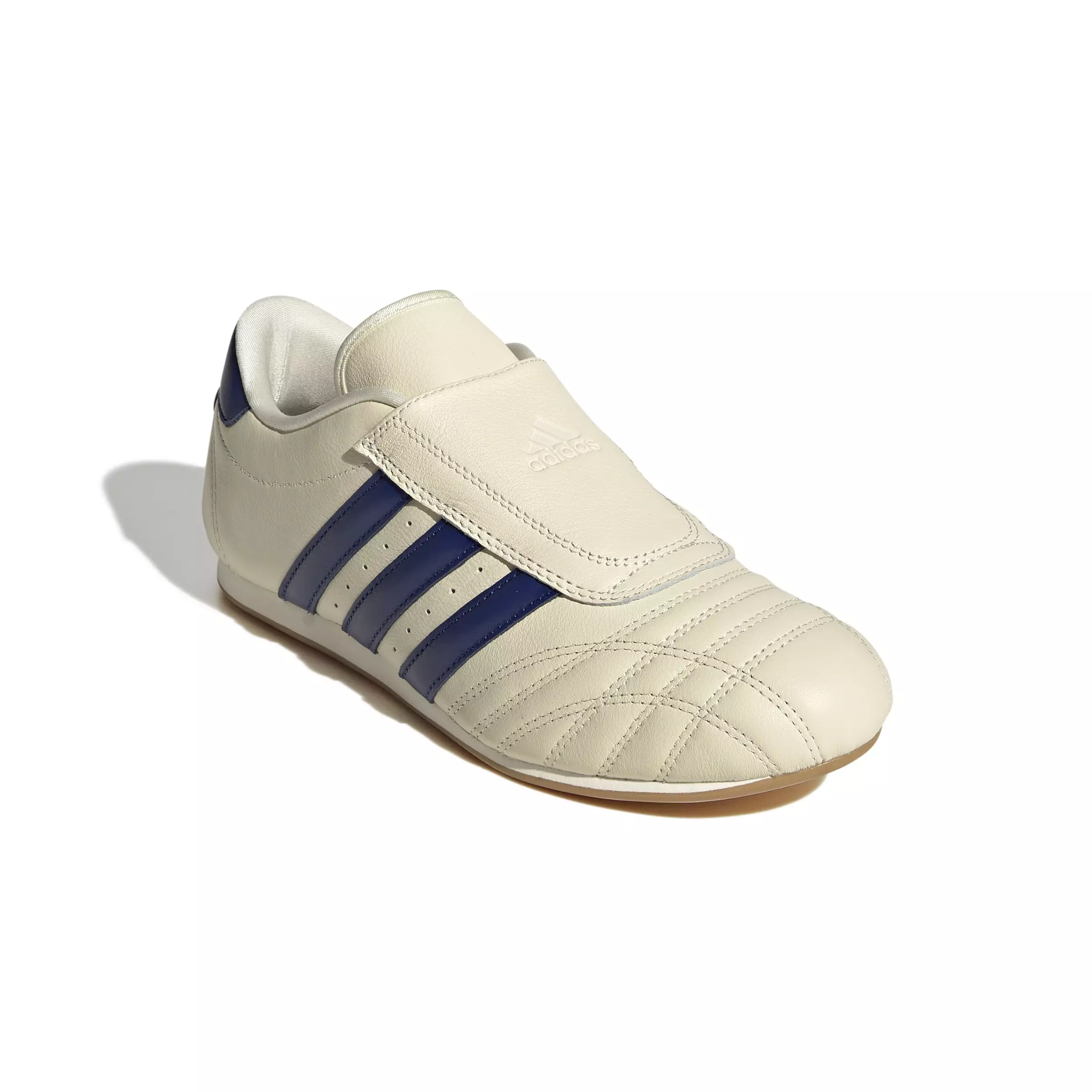 adidas Originals Taekwondo "Cream White/Victory Blue/Gum 3" Women's Shoe - WHITE/BLUE/GUM