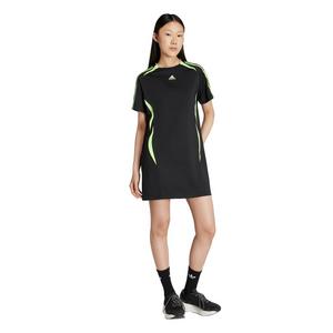 adidas Women's Teamgeist Adicolor Tee Dress -Black/Green