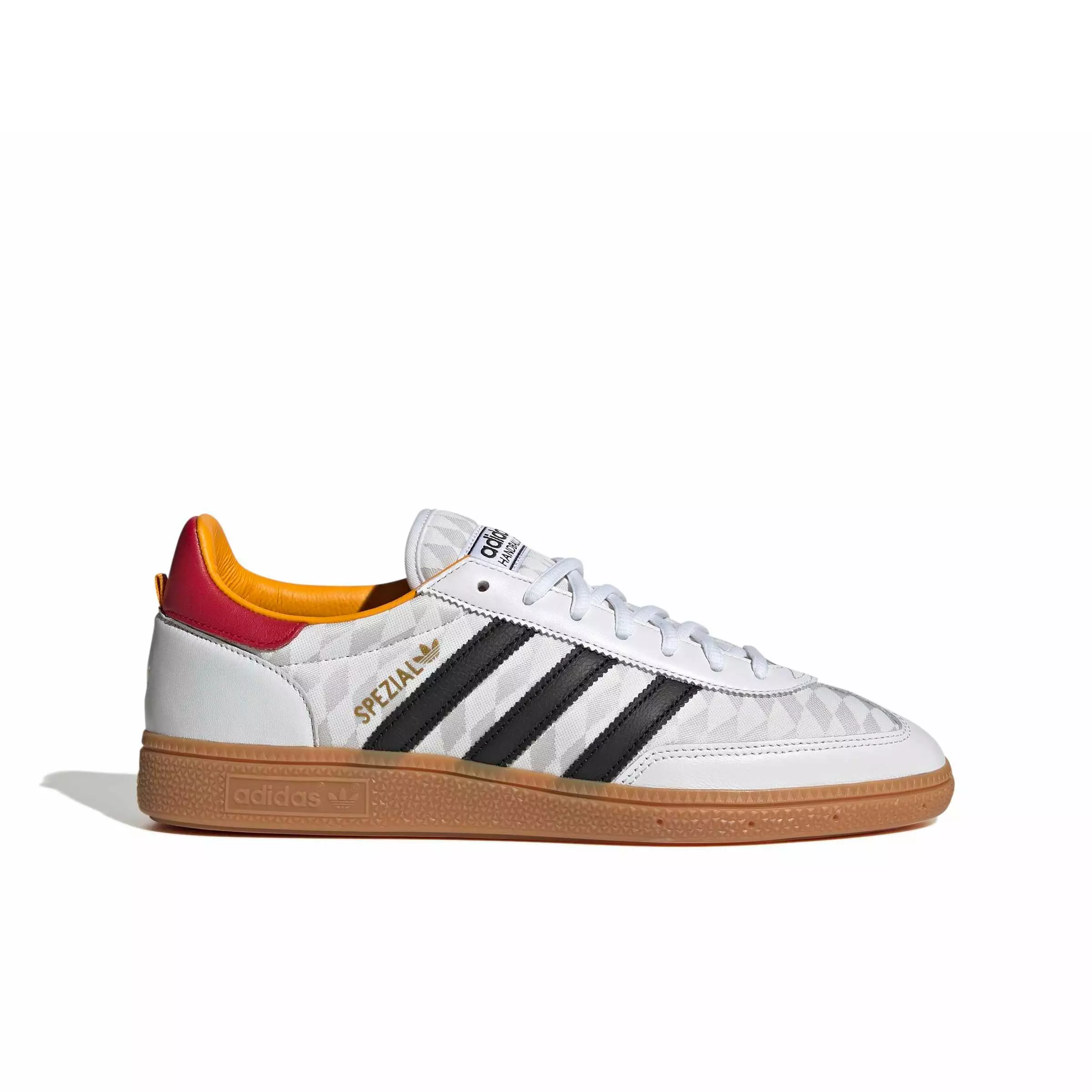 adidas Originals Handball Spezial "Ftwr White/Core Black/Bold Red" Men's Shoe - WHITE/BLACK/RED