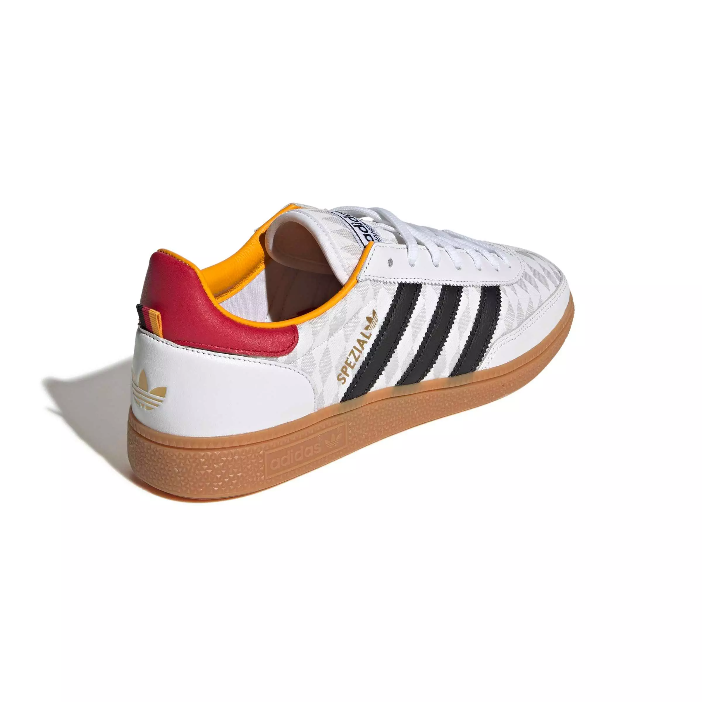 adidas Originals Handball Spezial "Ftwr White/Core Black/Bold Red" Men's Shoe - WHITE/BLACK/RED