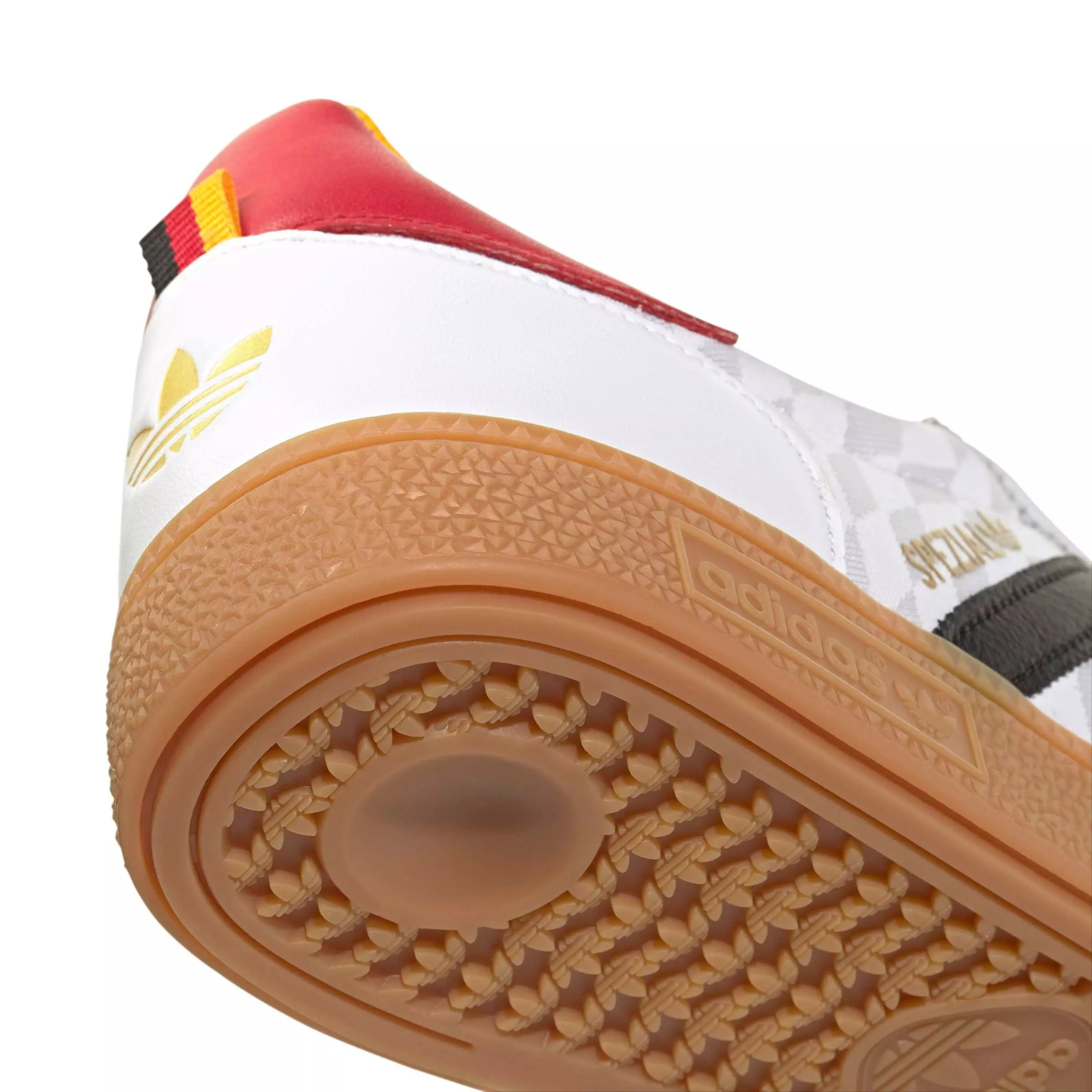 adidas Originals Handball Spezial "Ftwr White/Core Black/Bold Red" Men's Shoe - WHITE/BLACK/RED