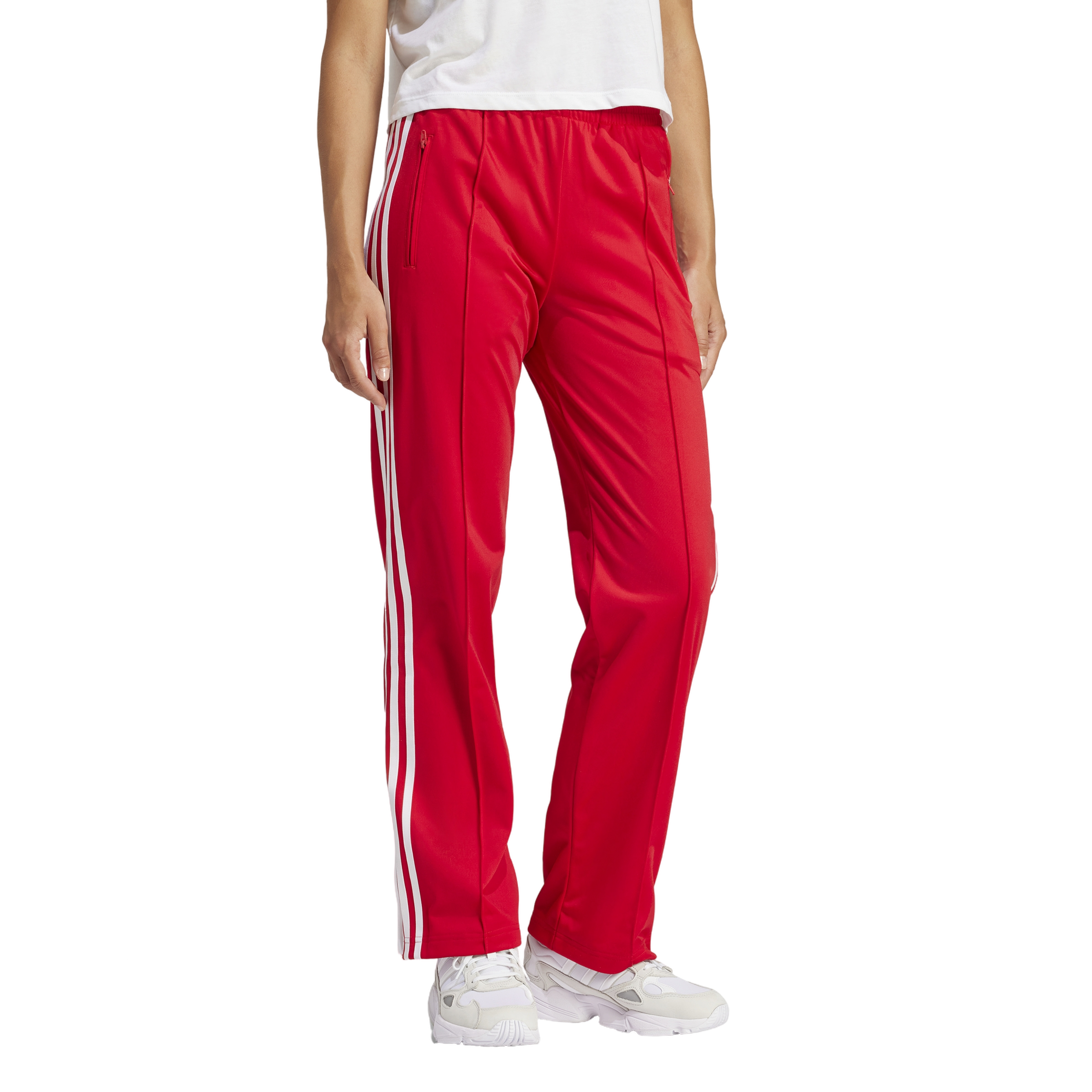 adidas Originals Women's Adicolor Classics Firebird Track Tracksuit Bottoms -Red - RED Thumbnail View 1