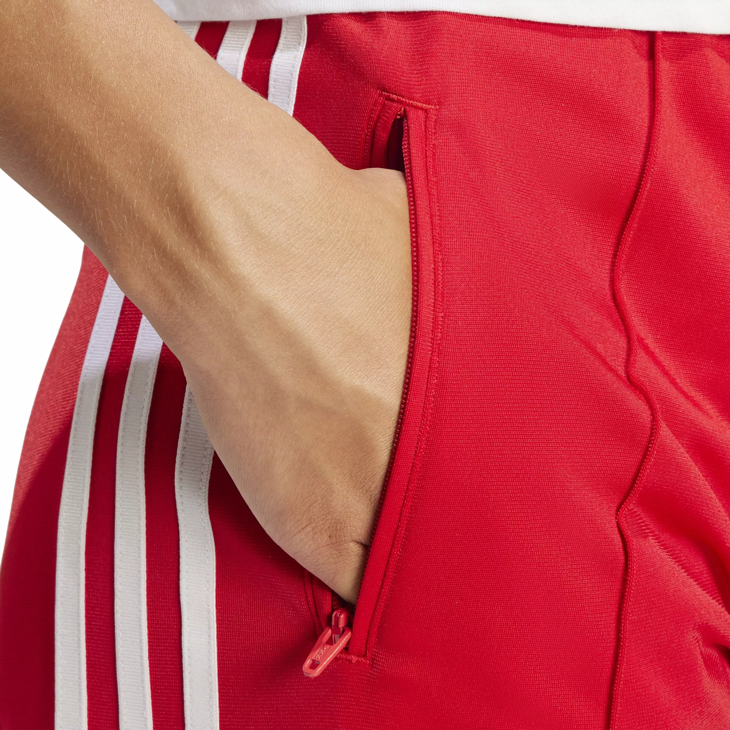 adidas Originals Women's Adicolor Classics Firebird Track Tracksuit Bottoms - Red - RED
