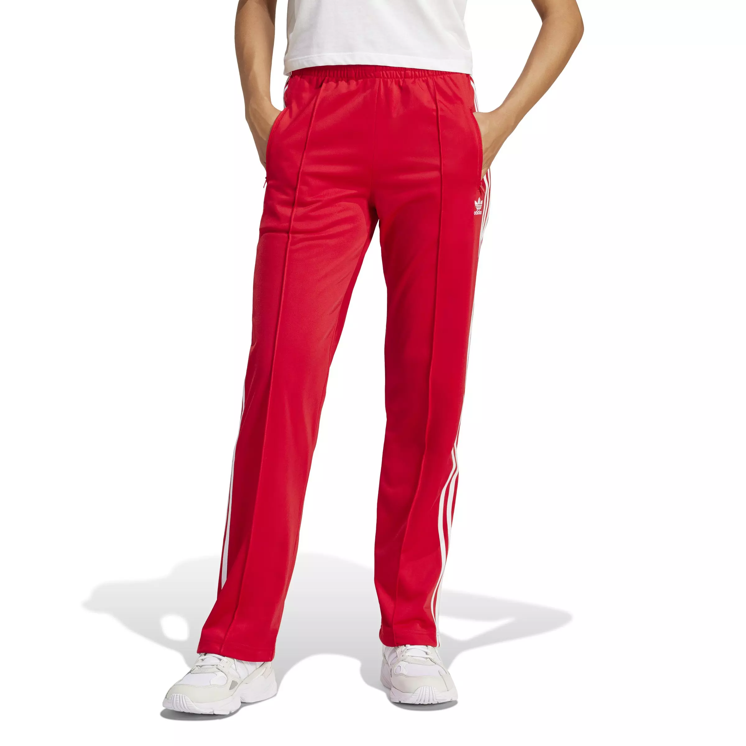 adidas Originals Women's Adicolor Classics Firebird Track Tracksuit Bottoms - Red - RED