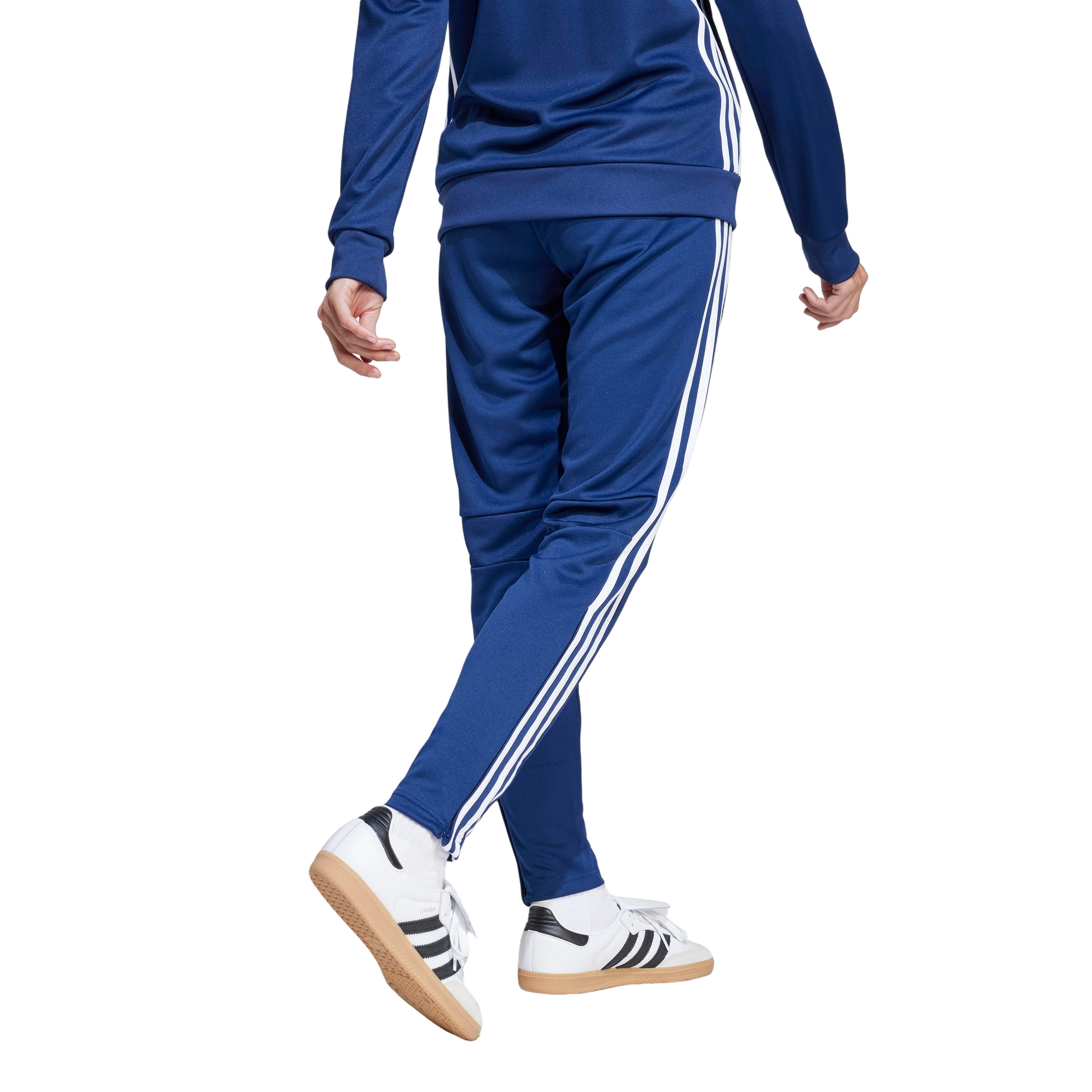 adidas Women's Tiro 25 Essentials Training Tracksuit Bottoms -Navy/White - NAVY/WHITE Thumbnail View 2