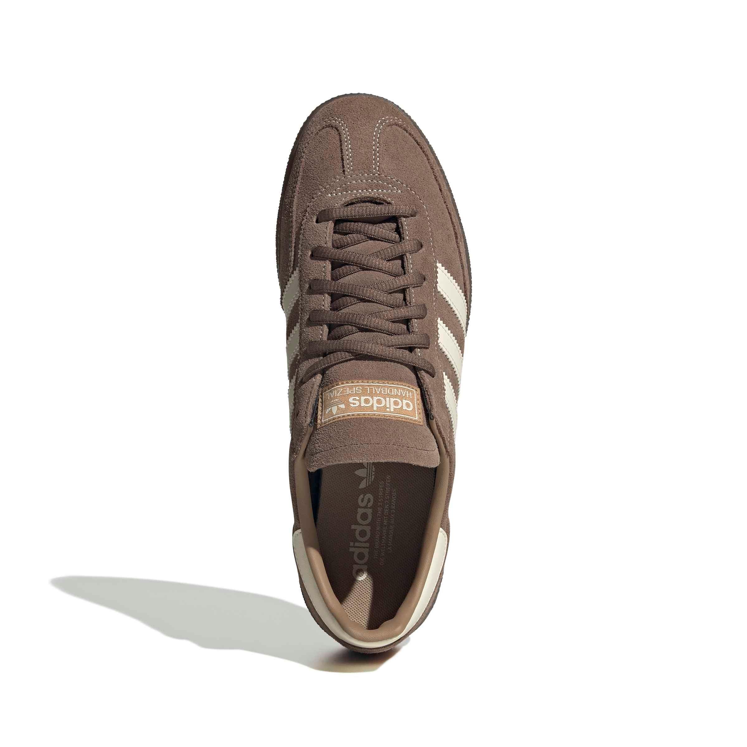 adidas Originals Handball Spezial "Earth Strata/Wonder White/Gum 5" Men's Shoe - EARTH/WHITE/GUM Thumbnail View 5