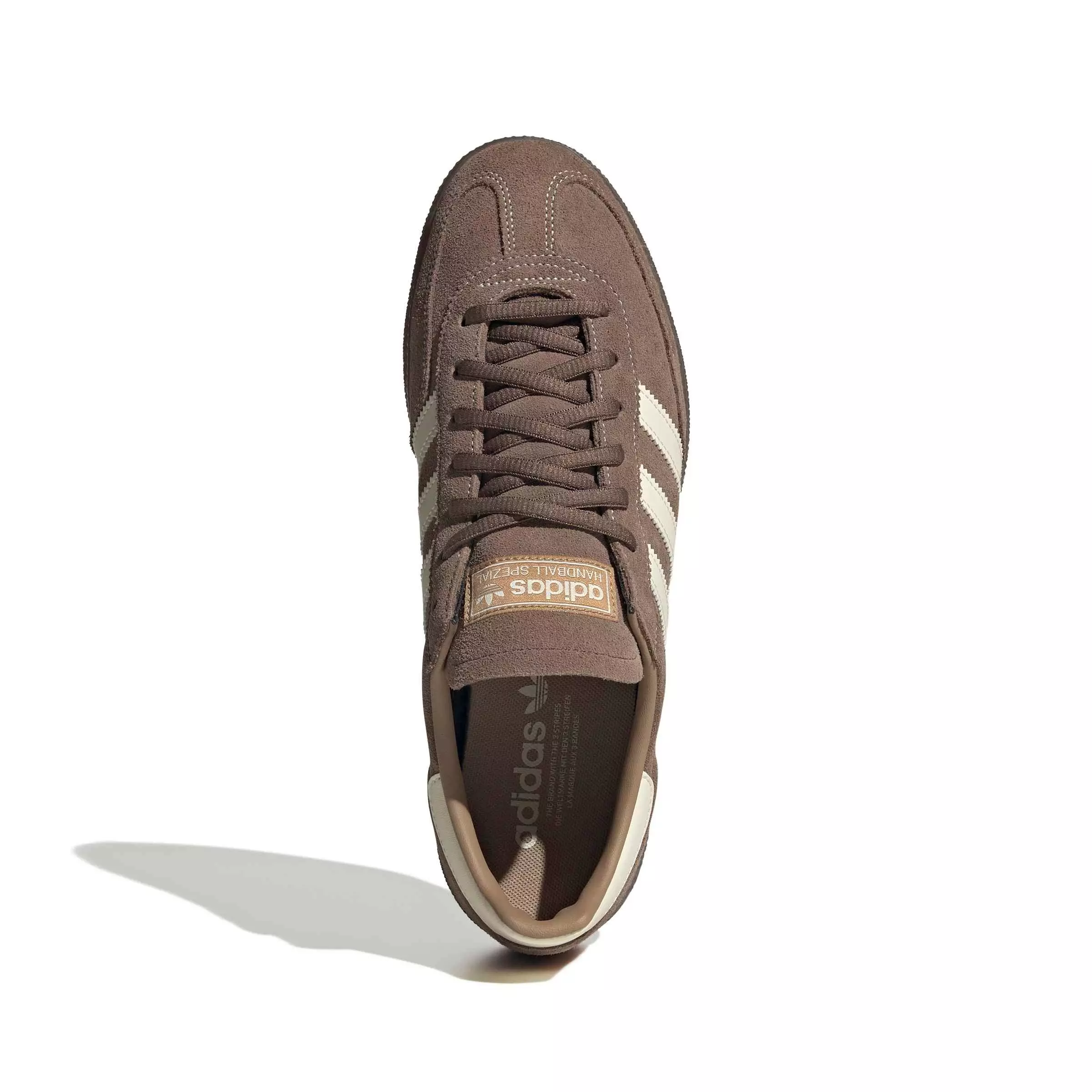 adidas Originals Handball Spezial "Earth Strata/Wonder White/Gum 5" Men's Shoe - EARTH/WHITE/GUM