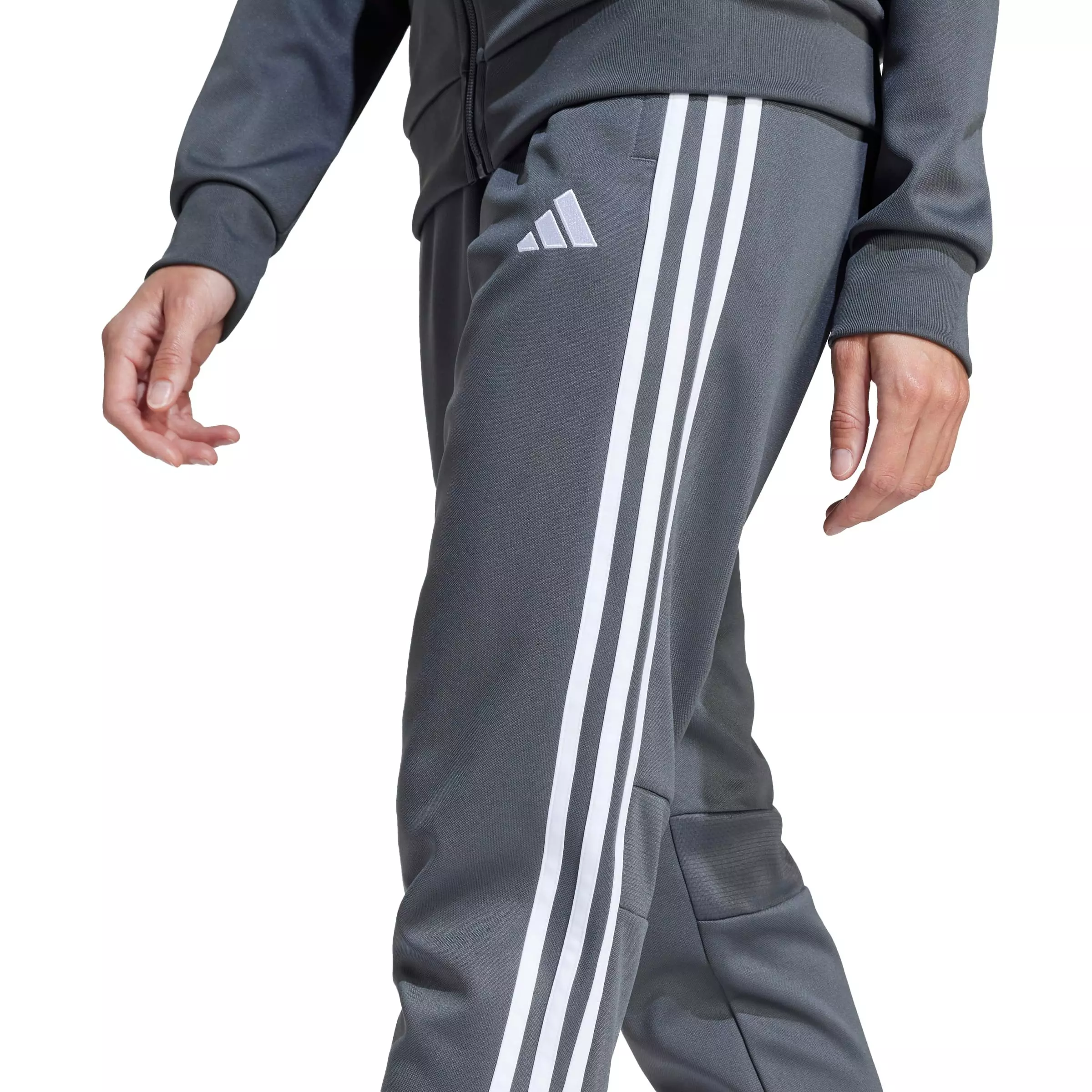adidas Women's Tiro 25 Essentials Training Tracksuit Bottoms -Grey/White - GREY/WHITE