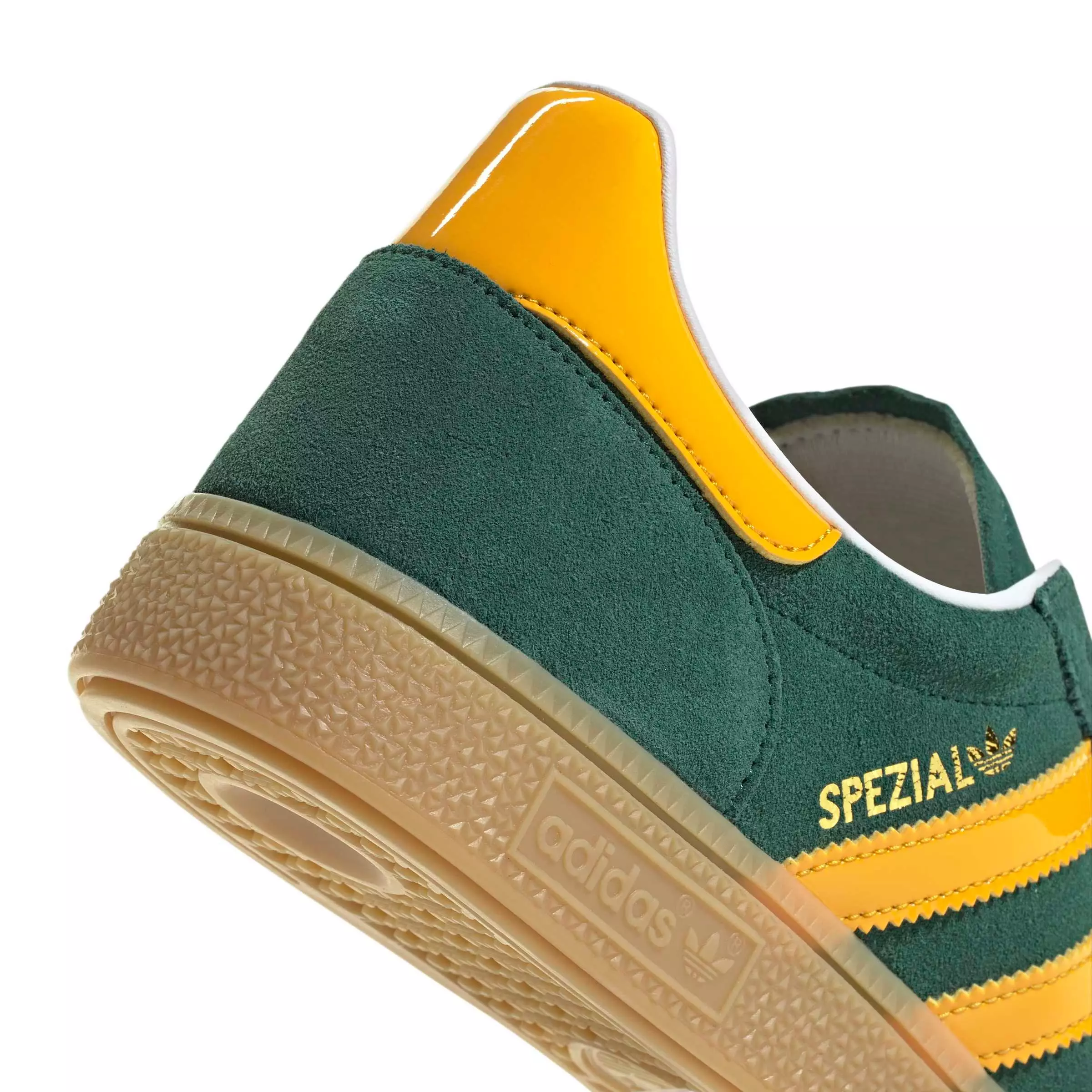 adidas Originals Handball Spezial "Collegiate Green/Crew Yellow/Gum 3" Men's Shoe - GREEN/YELLOW/GUM