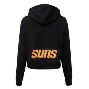 Pro Standard Women's Phoenix Suns Classic Fleece Cropped PO Hoodie -Black