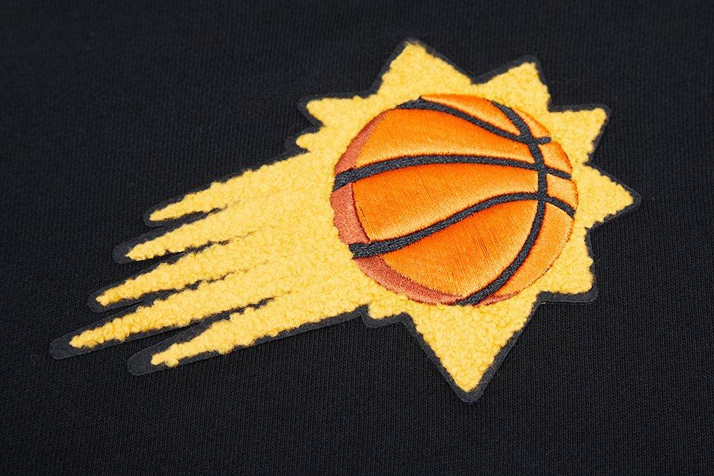 Pro Standard Women's Phoenix Suns Classic Fleece Cropped PO Hoodie -Black - BLACK Thumbnail View 5